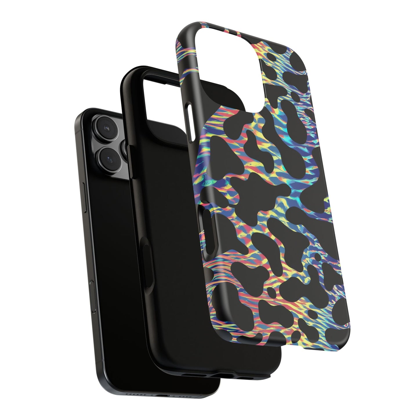 iphone case Neon Cow Graze