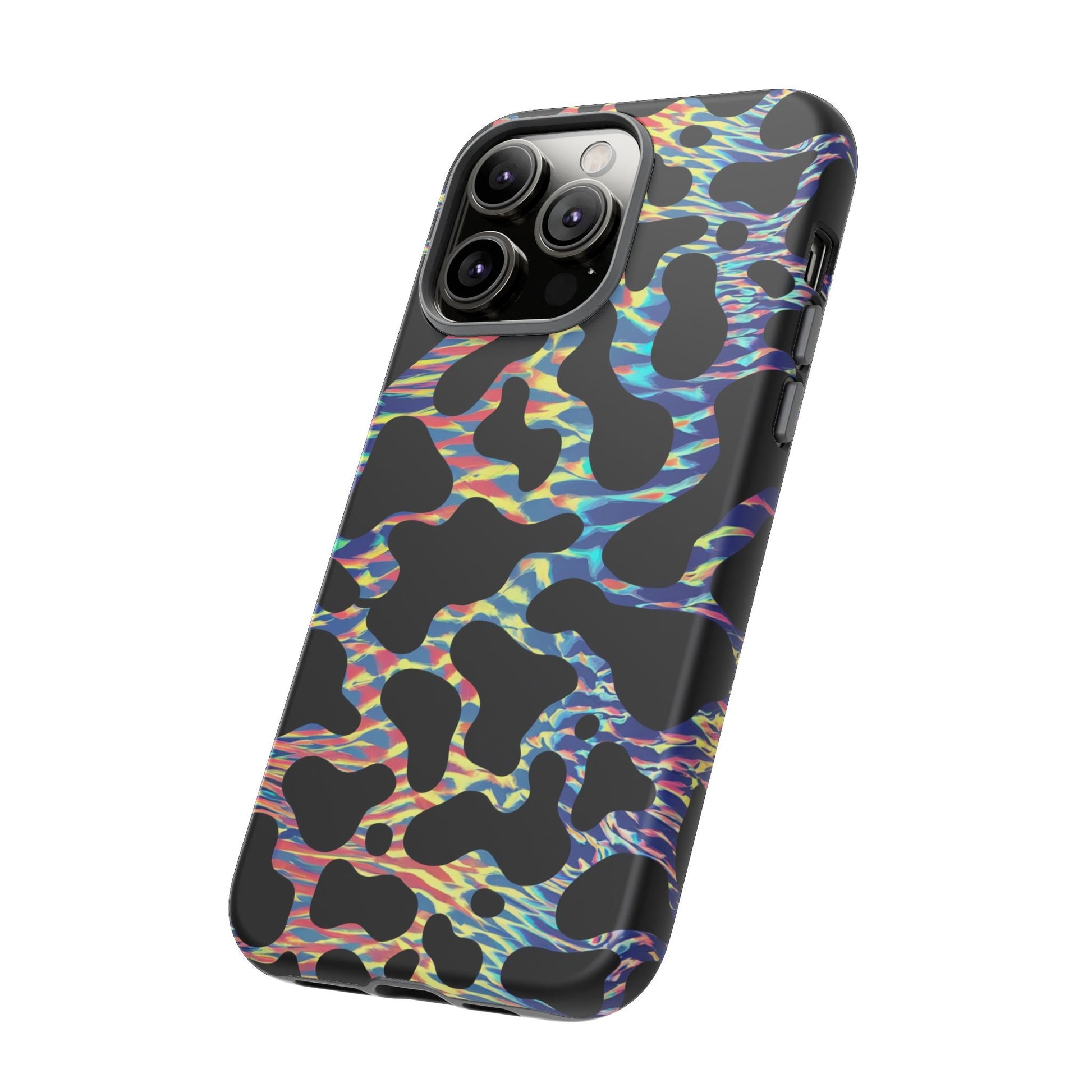 iphone case Neon Cow Graze