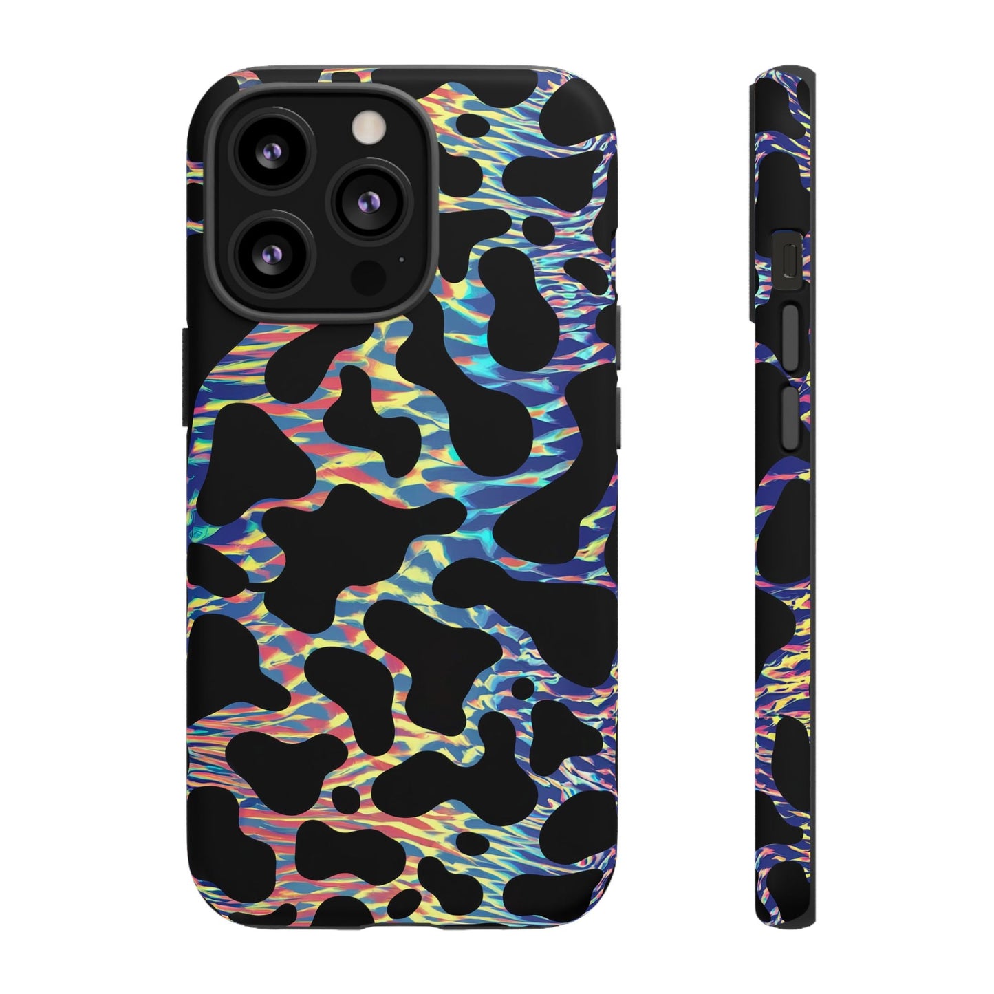 iphone case Neon Cow Graze iPhone 13 Pro