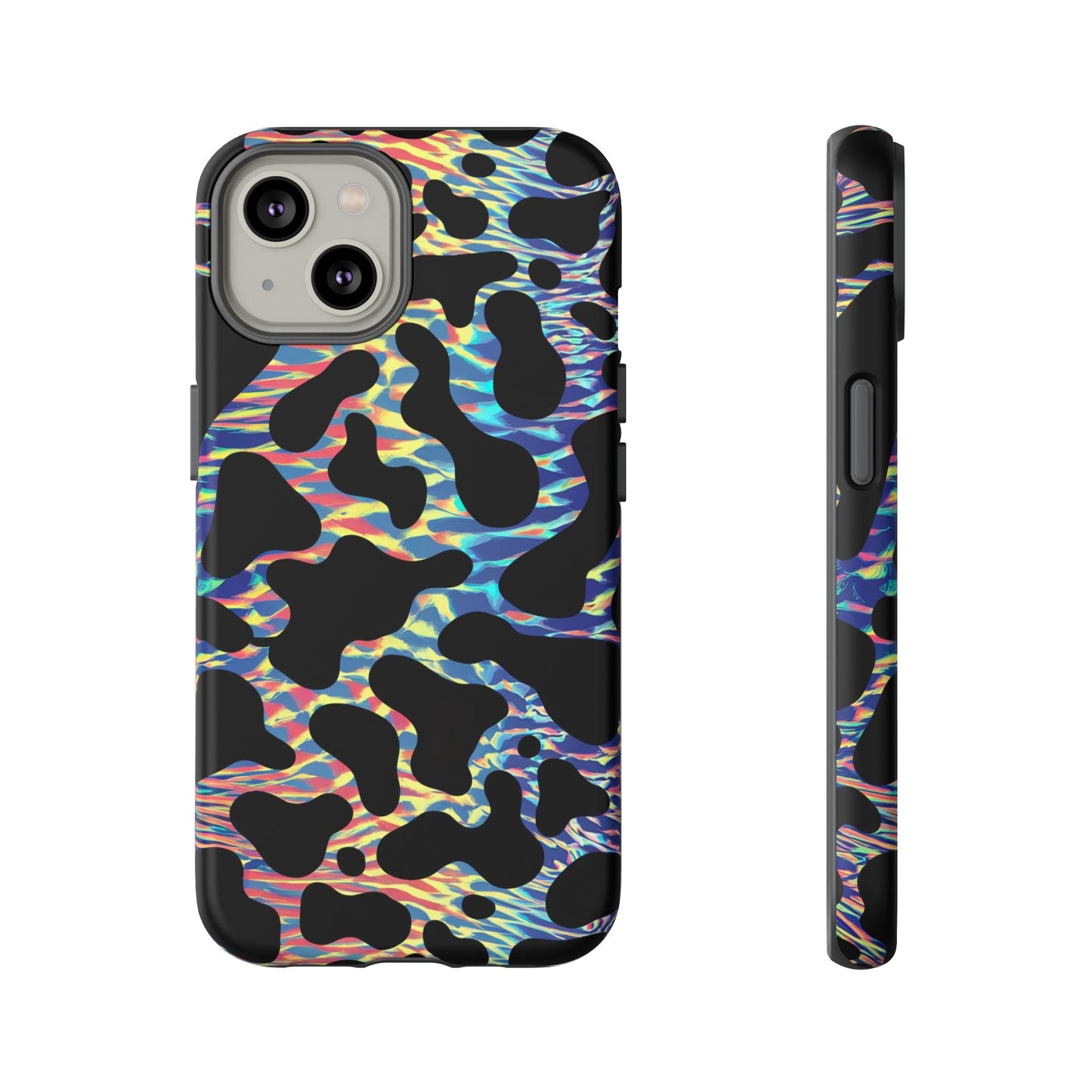 iphone case Neon Cow Graze iPhone 14