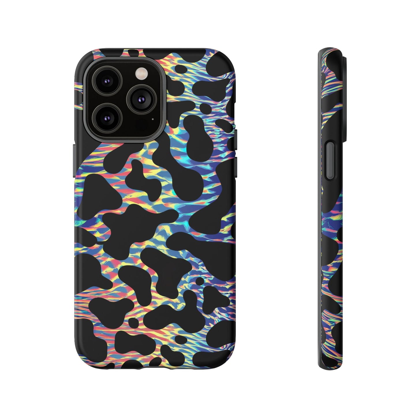 iphone case Neon Cow Graze iPhone 14 Pro Max