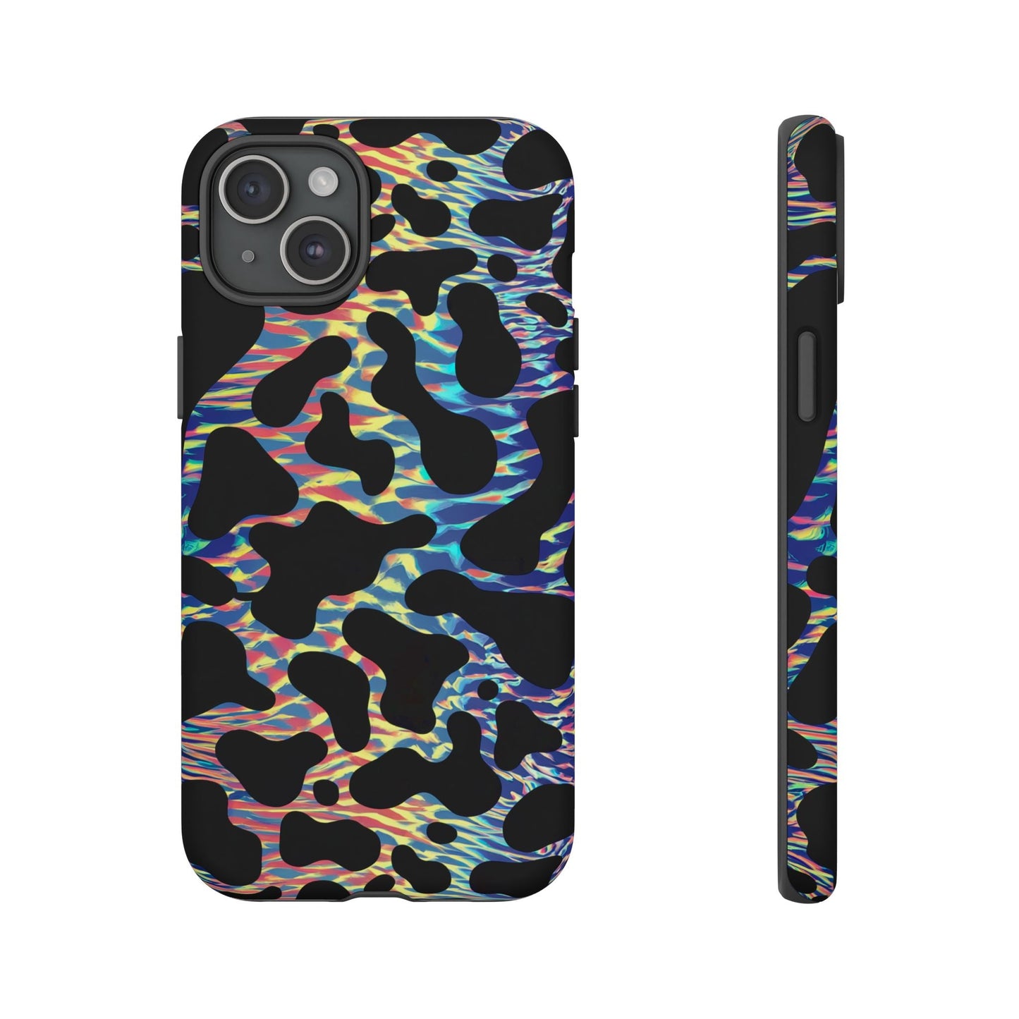 iphone case Neon Cow Graze iPhone 15 Plus