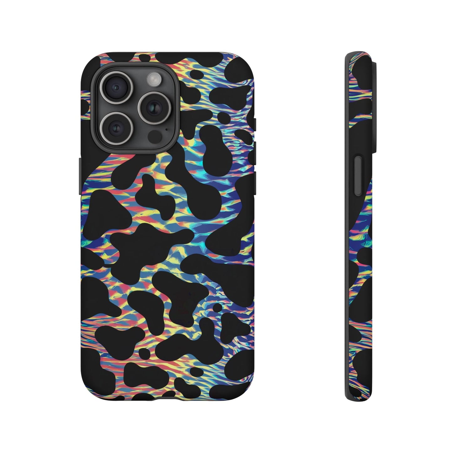 iphone case Neon Cow Graze iPhone 15 Pro Max