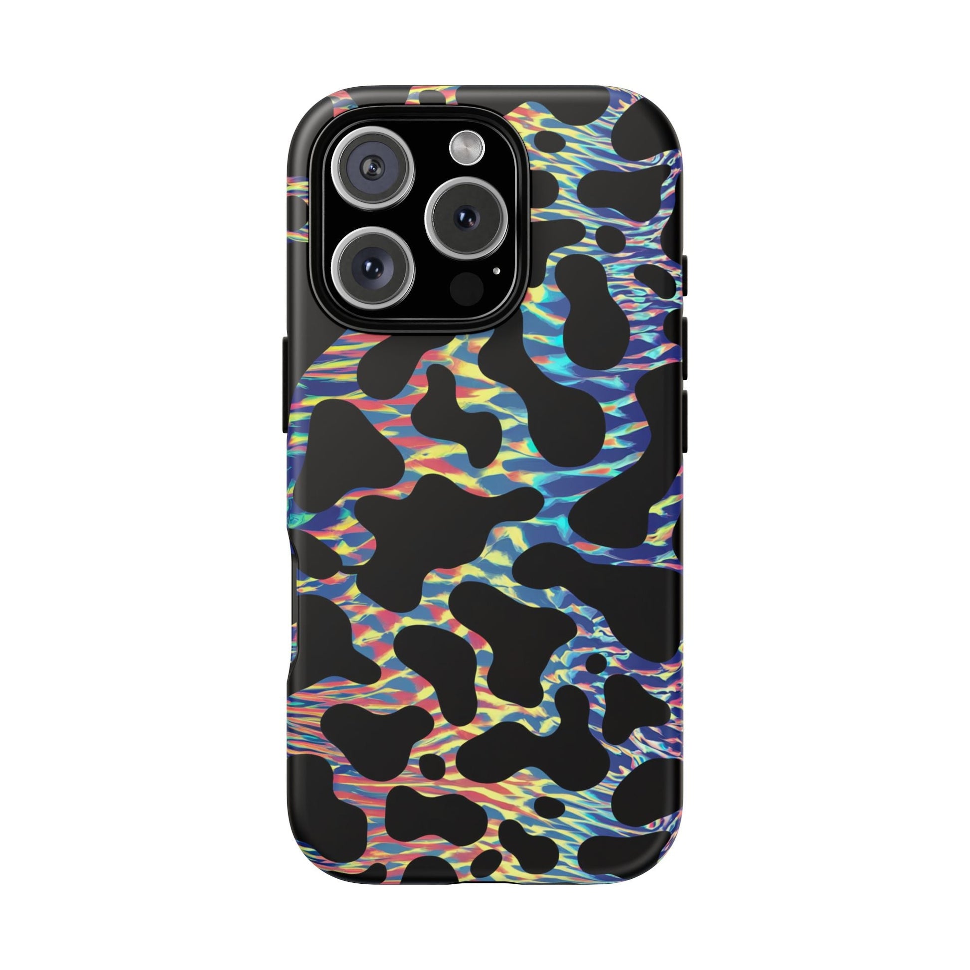 iphone case Neon Cow Graze iPhone 16 Pro