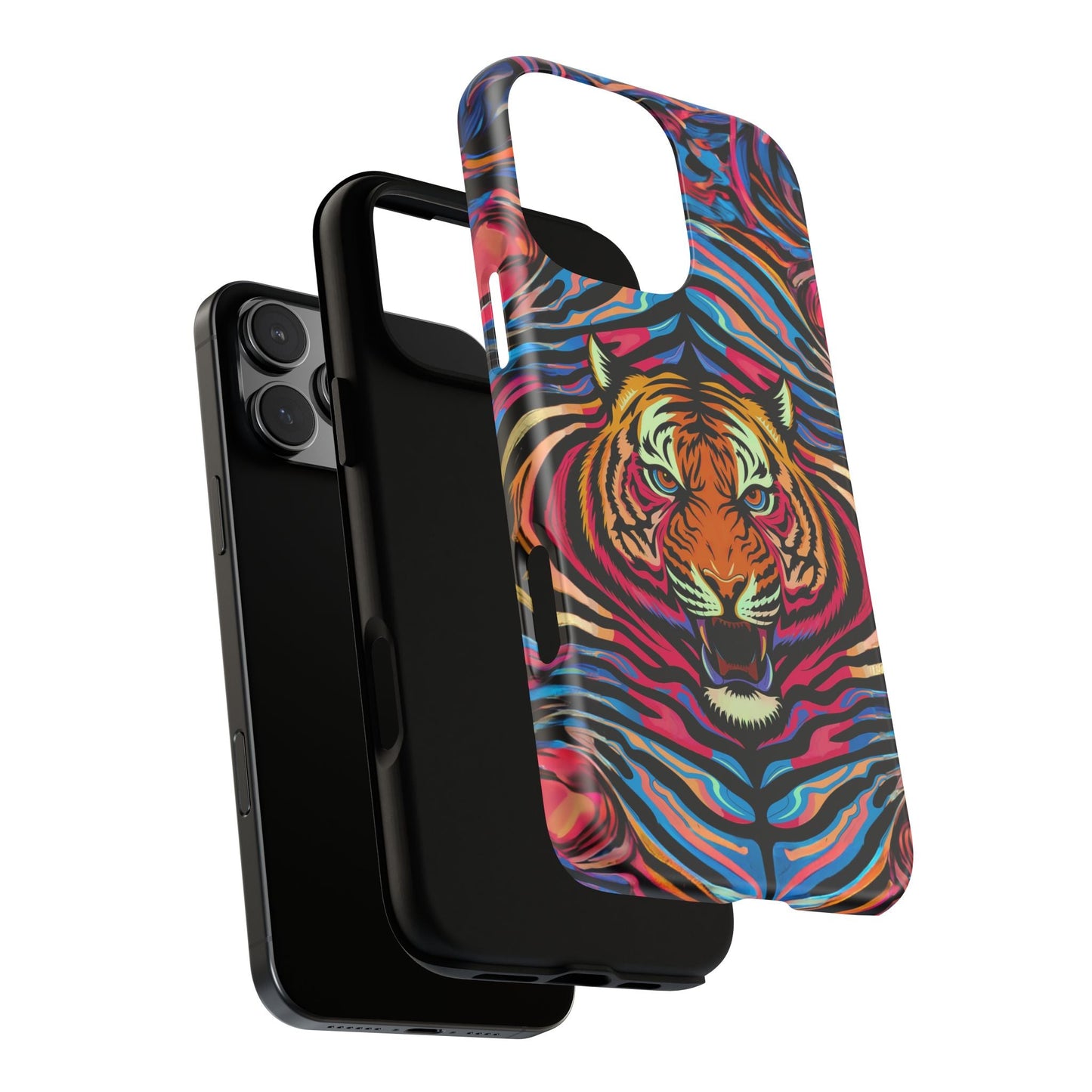 iphone case Neon Tiger Majesty