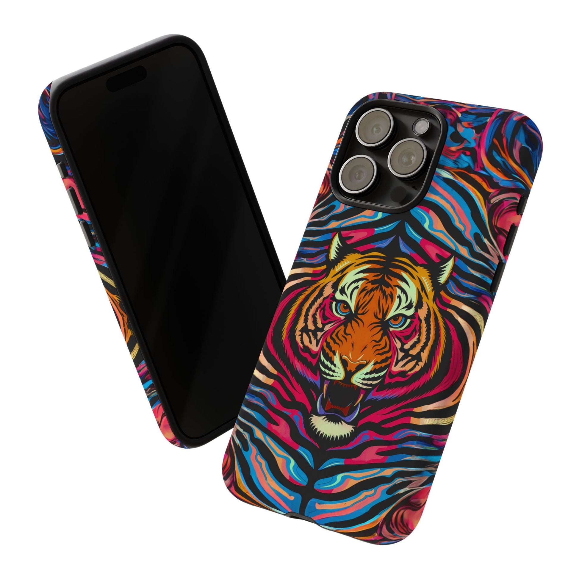iphone case Neon Tiger Majesty