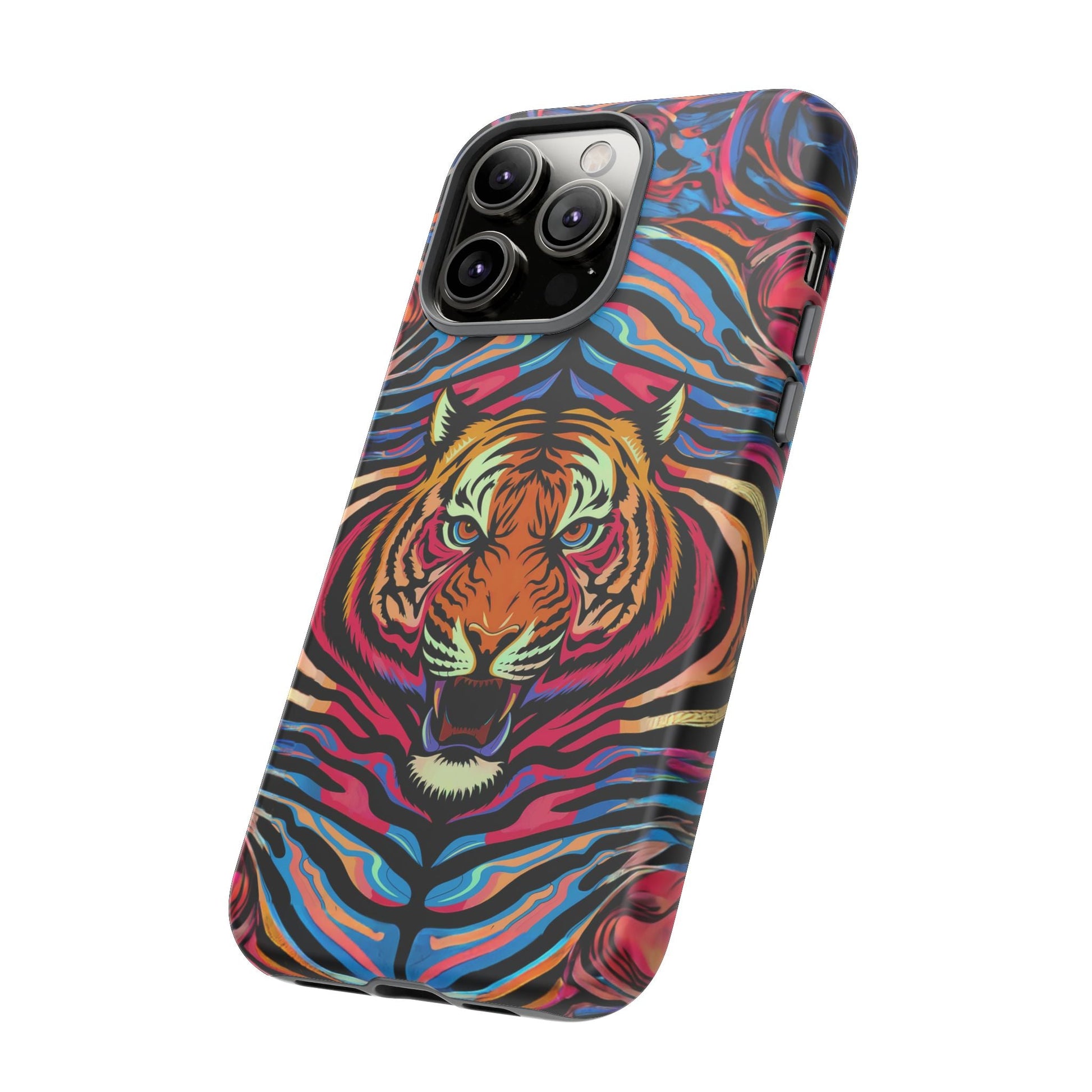 iphone case Neon Tiger Majesty