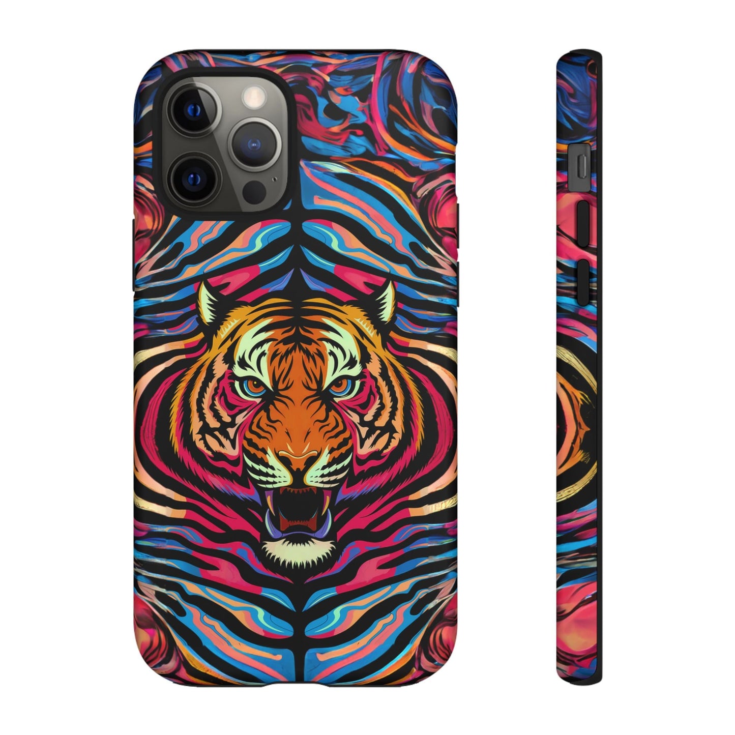 iphone case Neon Tiger Majesty iPhone 12 Pro
