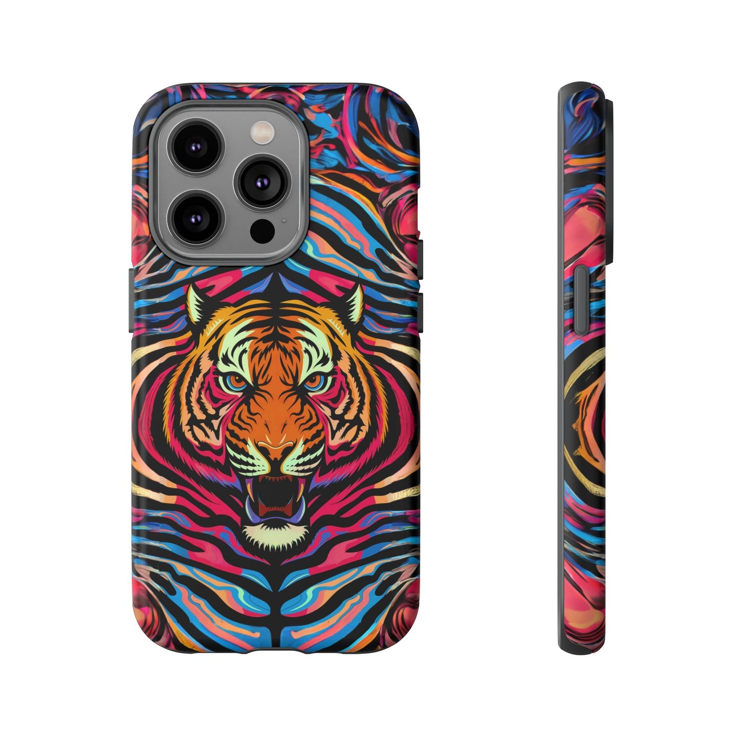 iphone case Neon Tiger Majesty iPhone 14 Pro
