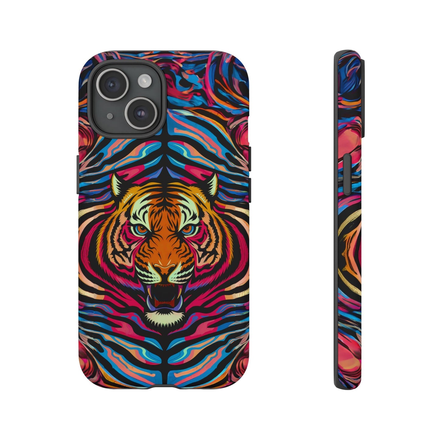 iphone case Neon Tiger Majesty iPhone 15
