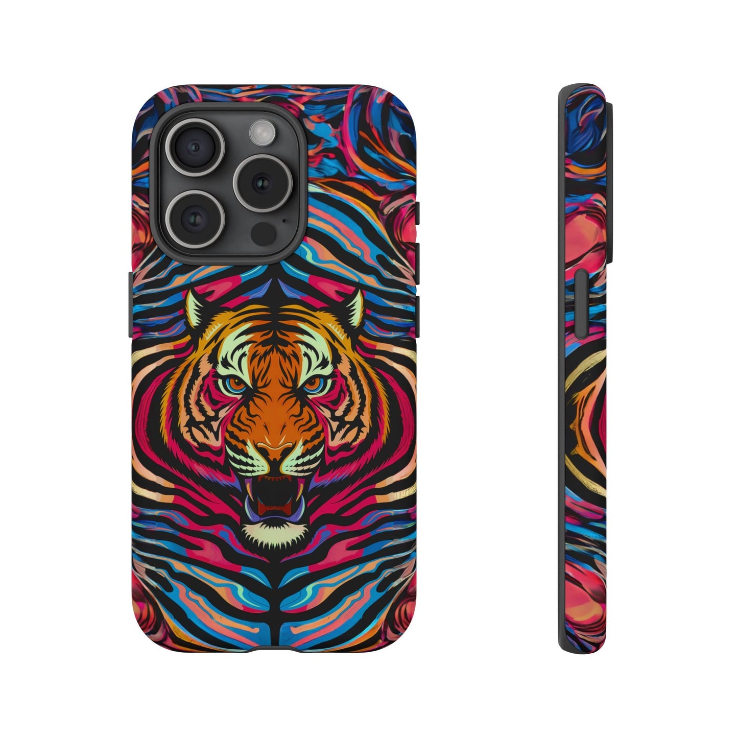 iphone case Neon Tiger Majesty iPhone 15 Pro