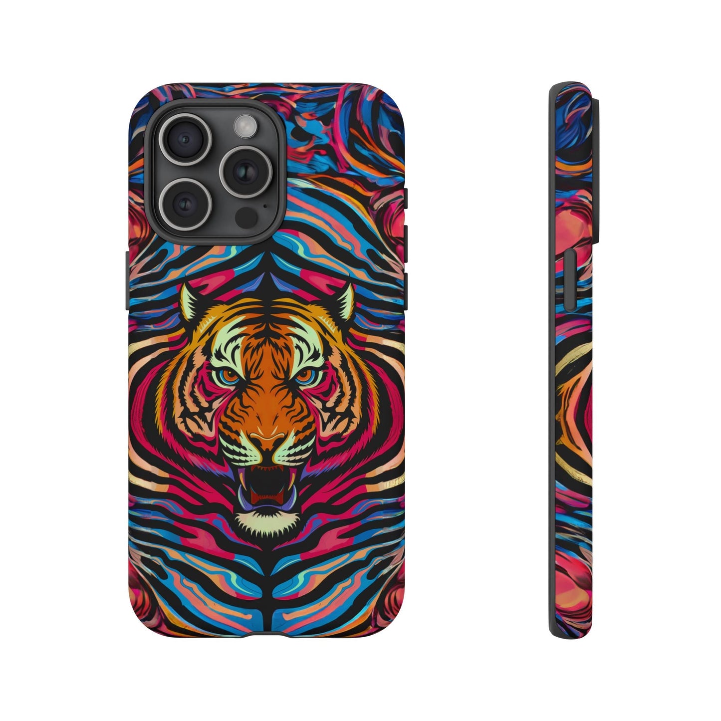 iphone case Neon Tiger Majesty iPhone 15 Pro Max