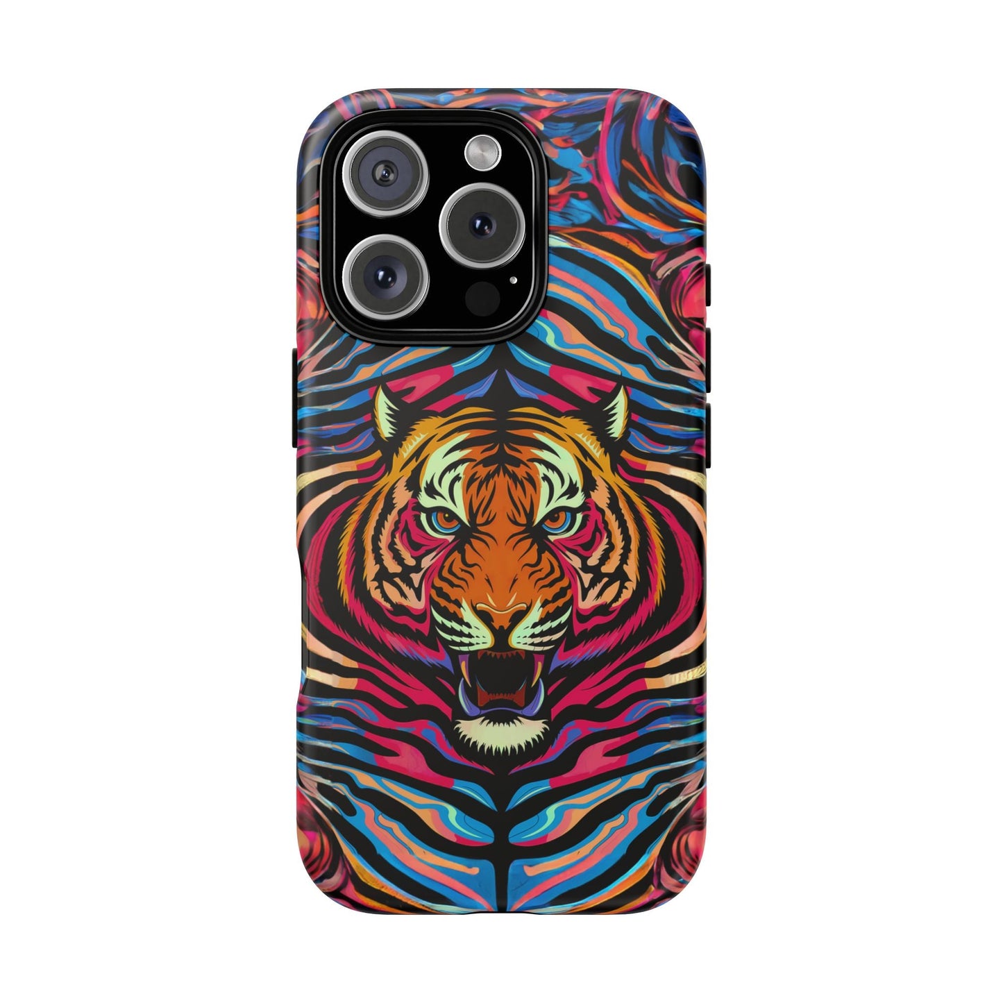 iphone case Neon Tiger Majesty iPhone 16 Pro