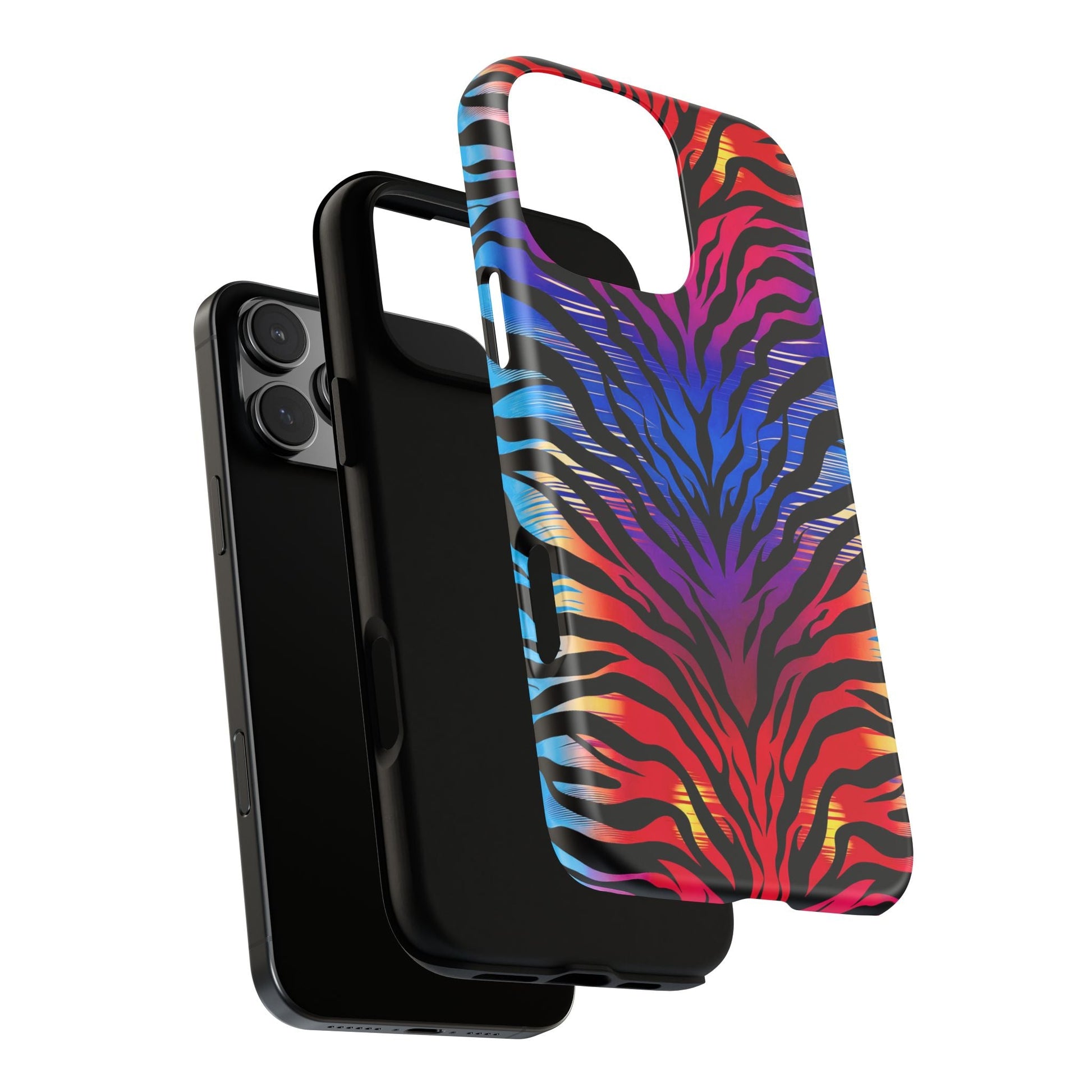 iphone case Neon Wild Zebra