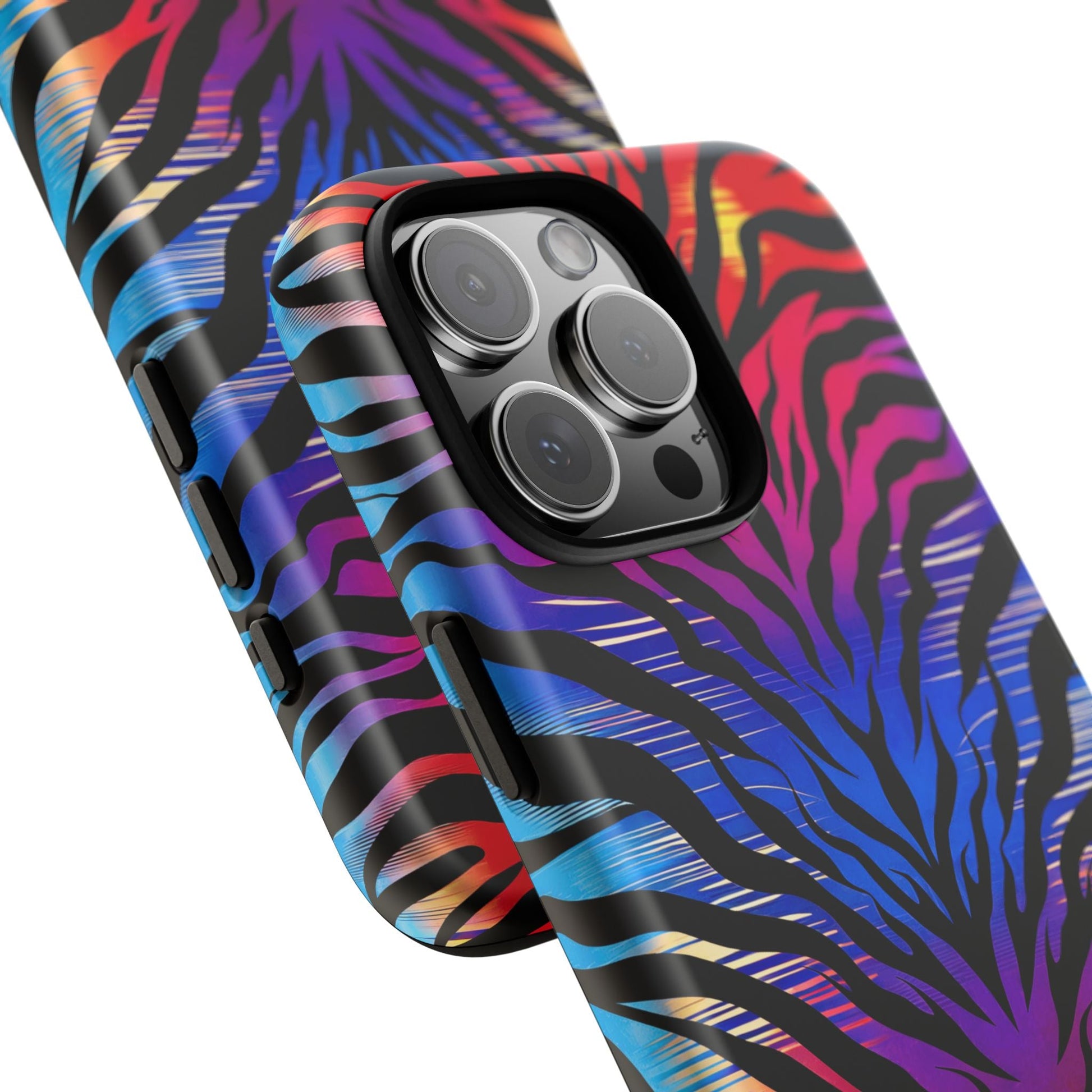 iphone case Neon Wild Zebra