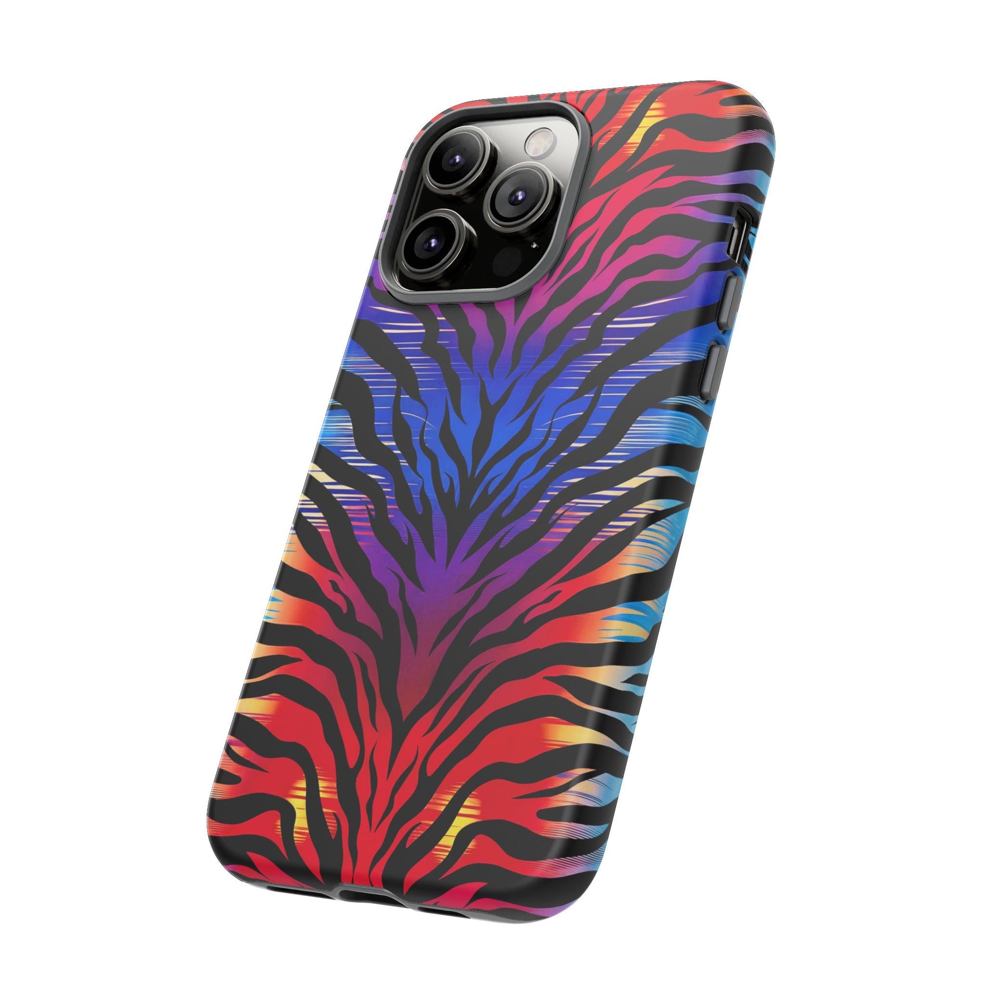 iphone case Neon Wild Zebra