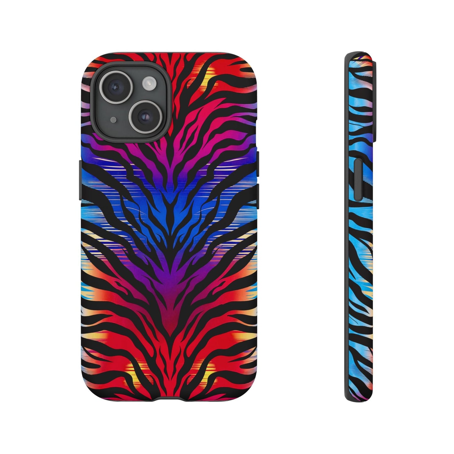 iphone case Neon Wild Zebra iPhone 15