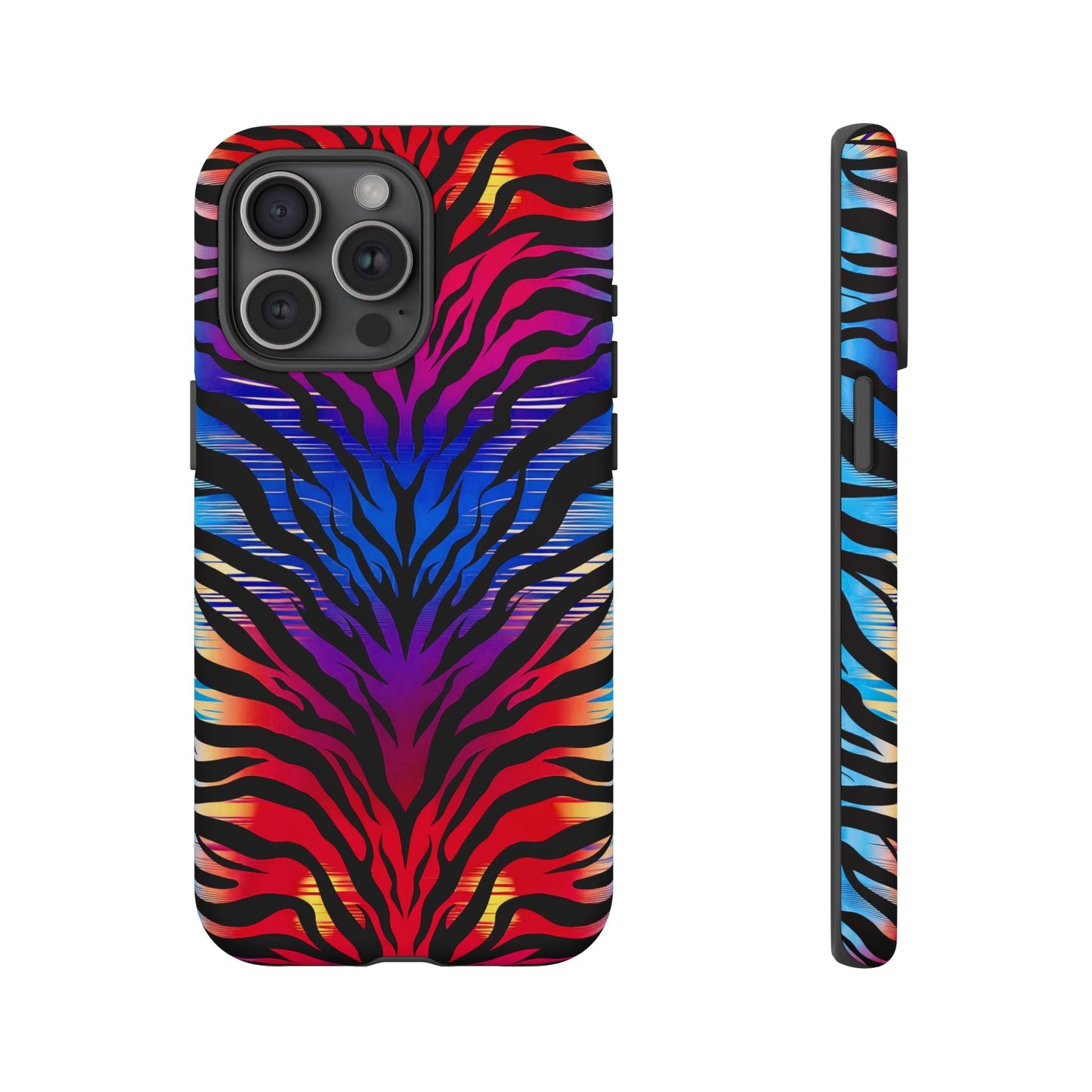iphone case Neon Wild Zebra iPhone 15 Pro Max