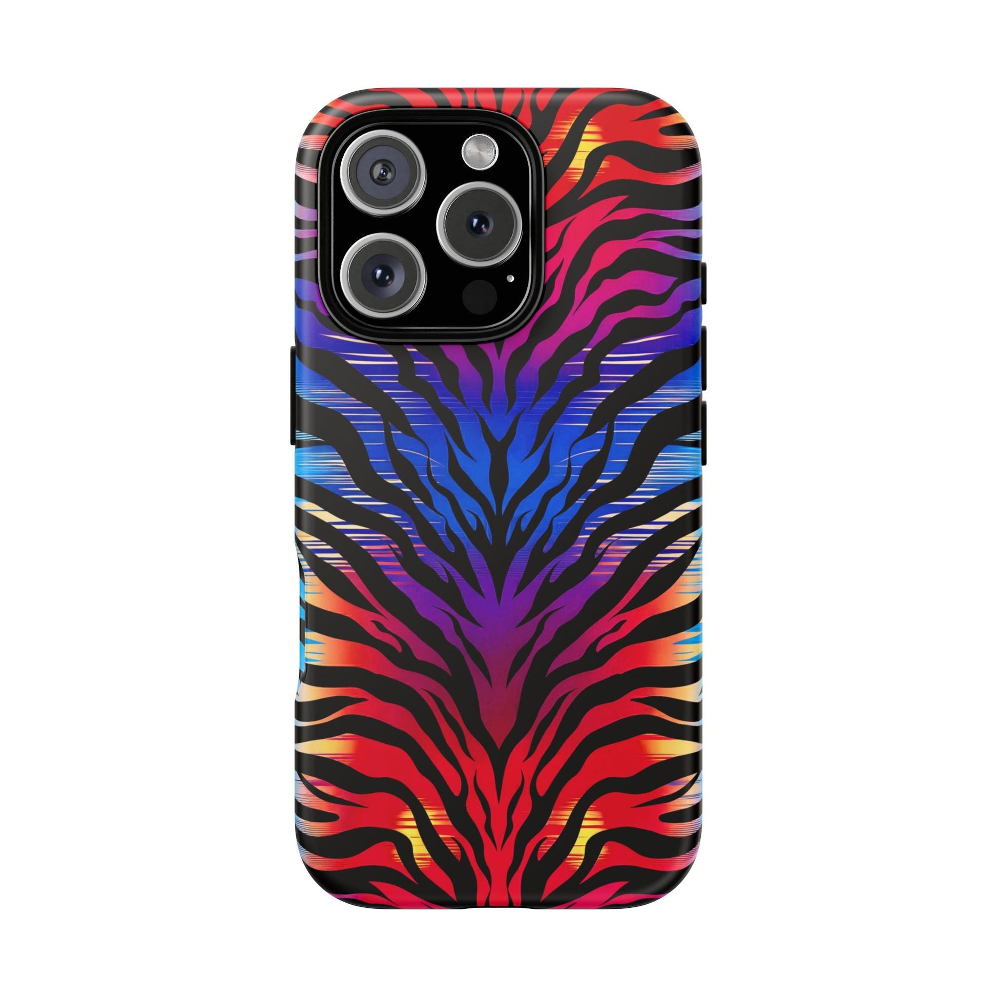 iphone case Neon Wild Zebra iPhone 16 Pro