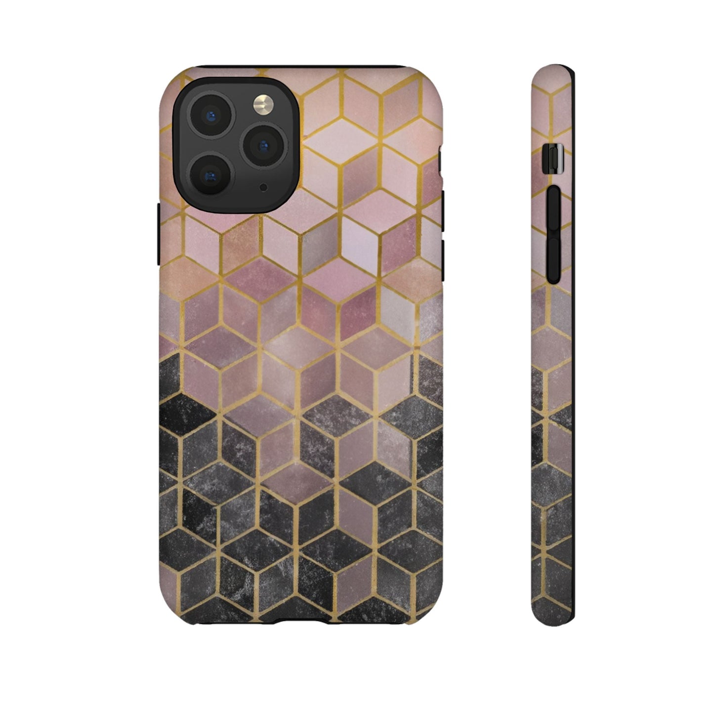 iphone case Noir Marble Cubes iPhone 11 Pro