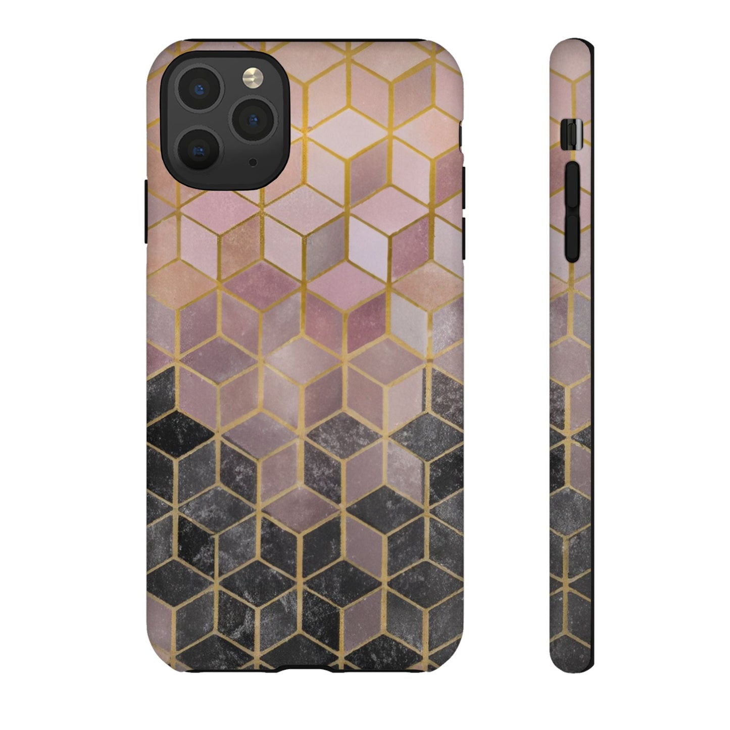 iphone case Noir Marble Cubes iPhone 11 Pro Max