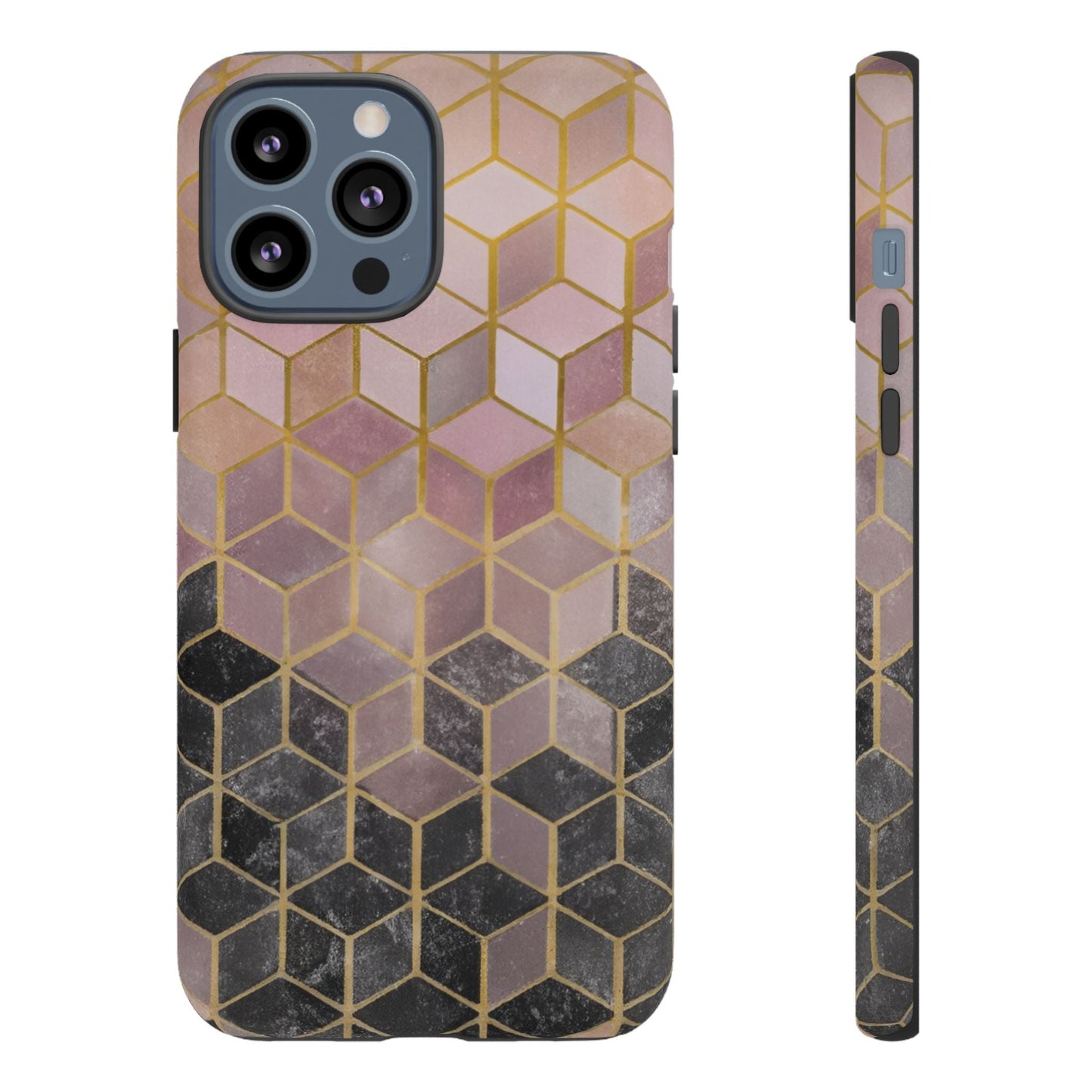 iphone case Noir Marble Cubes iPhone 13 Pro Max