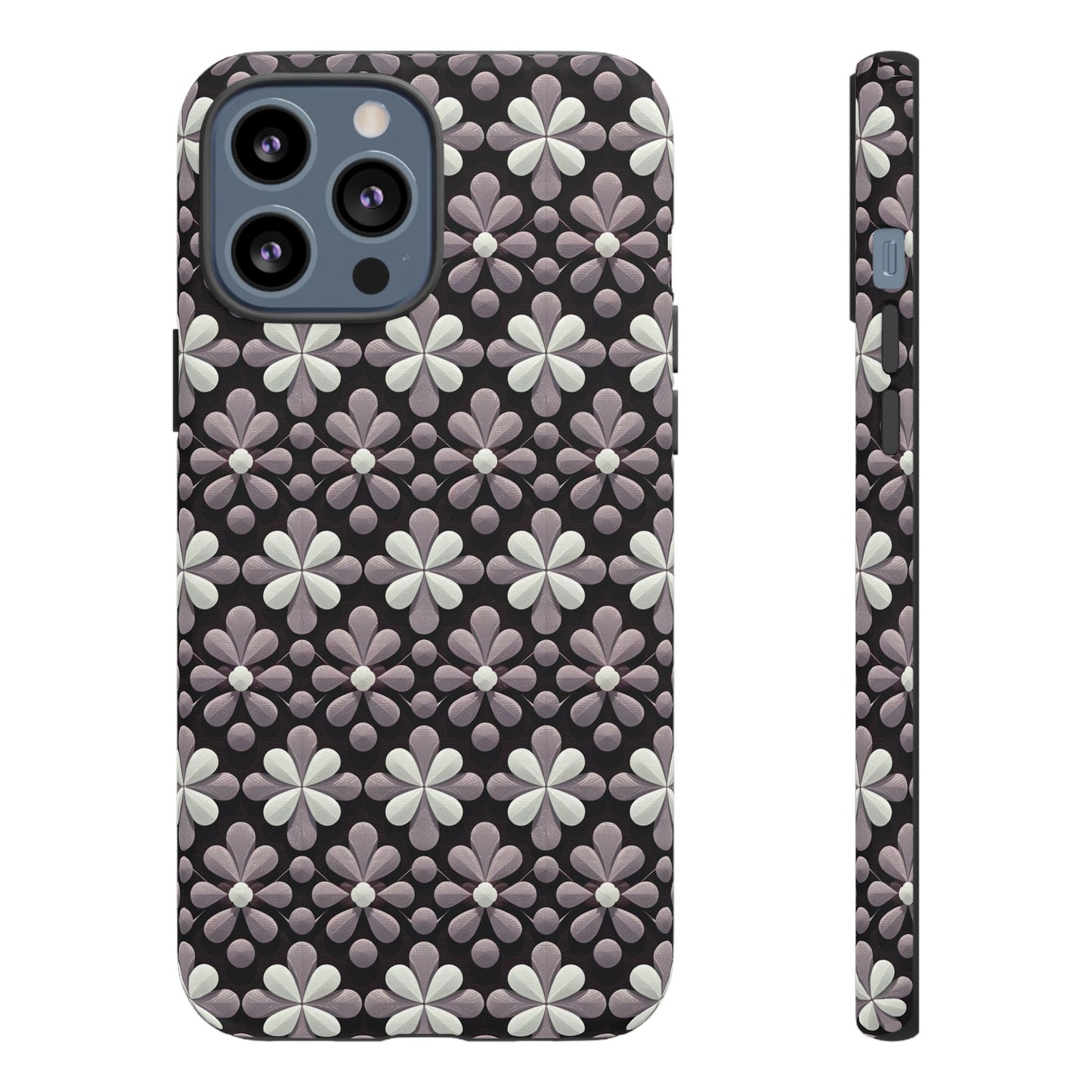 iphone case Noir Petal Relief iPhone 13 Pro Max