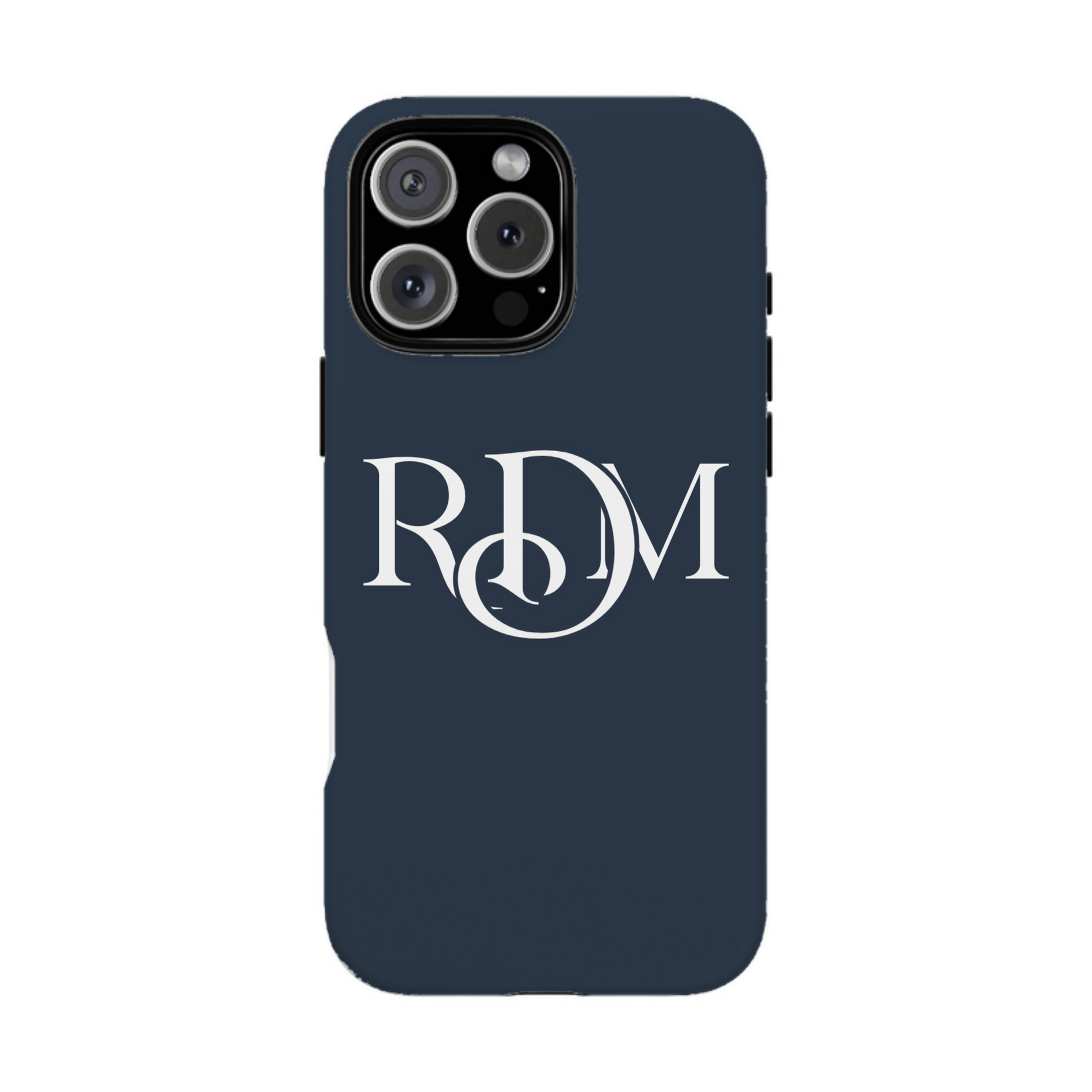 iphone case Ocean Depth Elegant 3 Initials