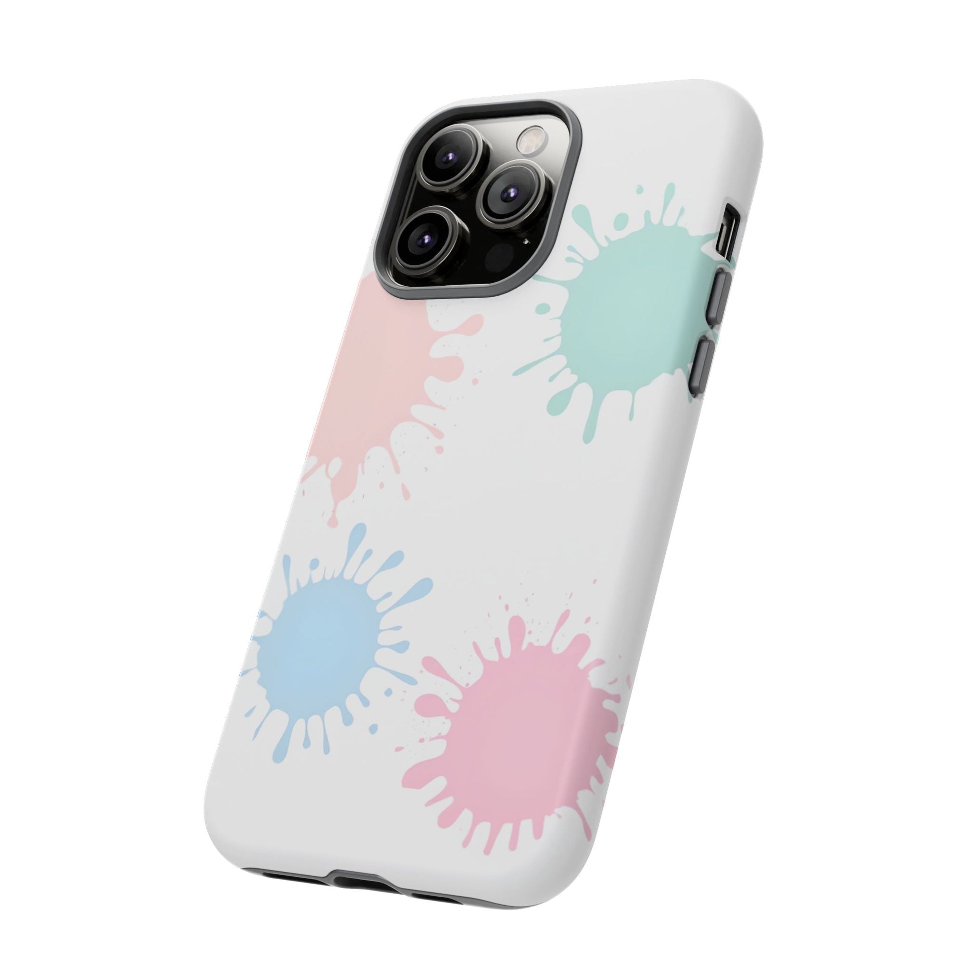 iphone case Pastel Paint Splashes