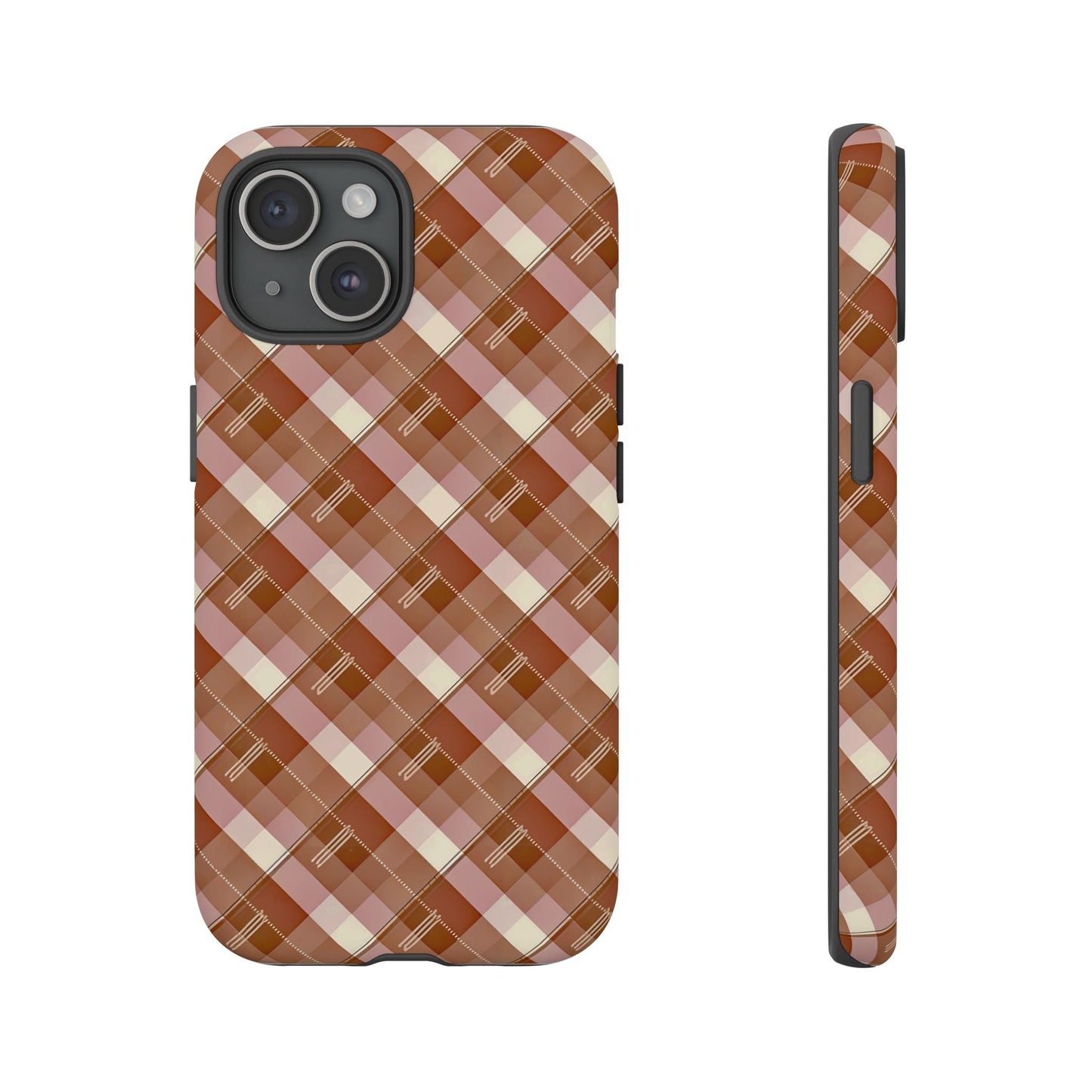 iphone case Pastel Plaid Harmony iPhone 15