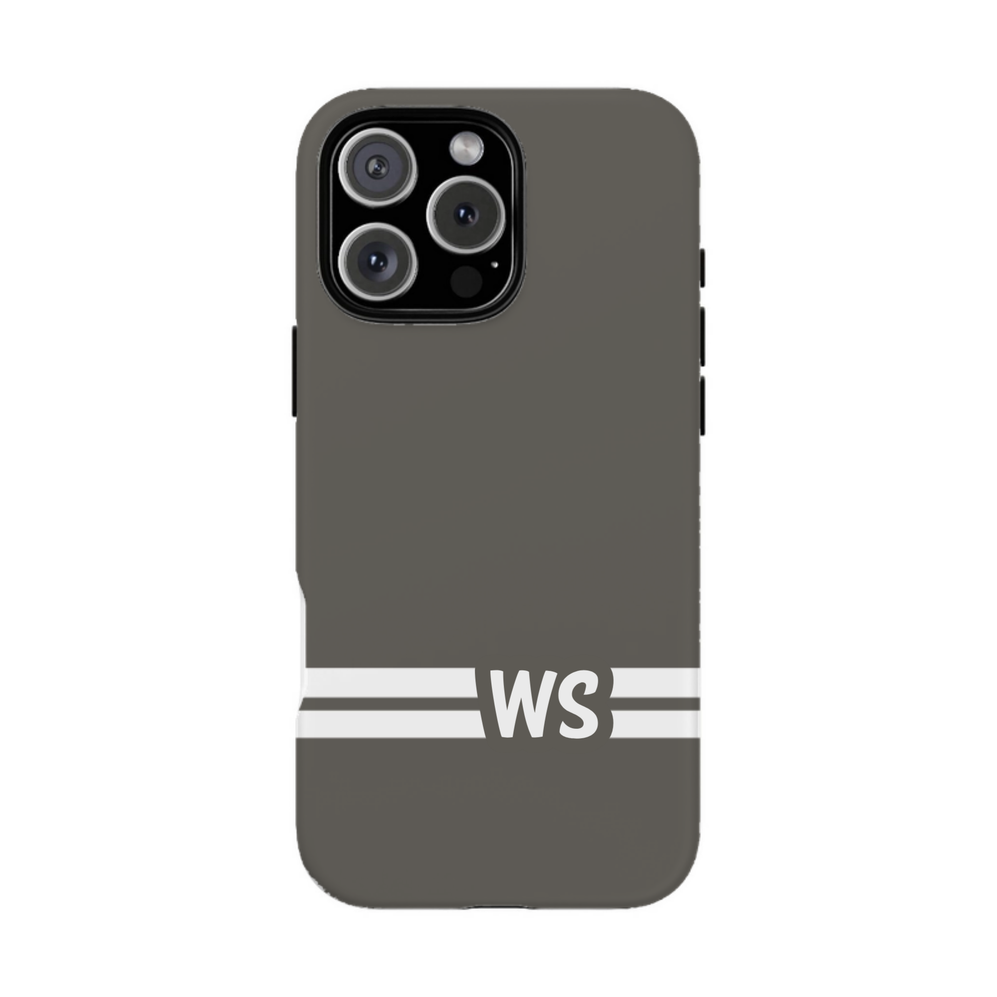 iphone case Pebble Path Racing Stripe Monogram