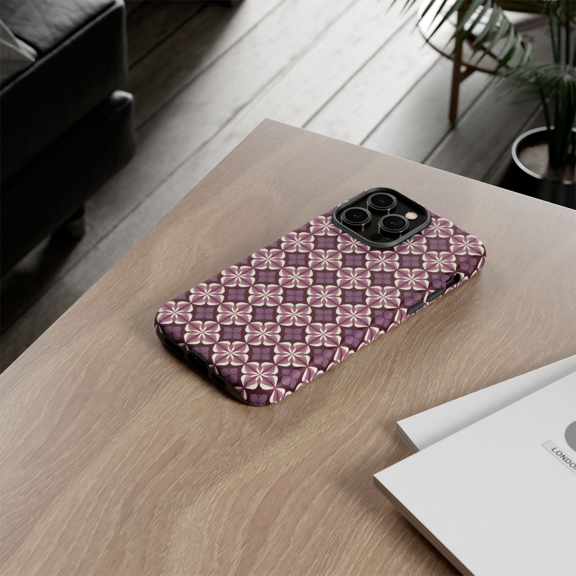 iphone case Plum Kaleidoscope Petals