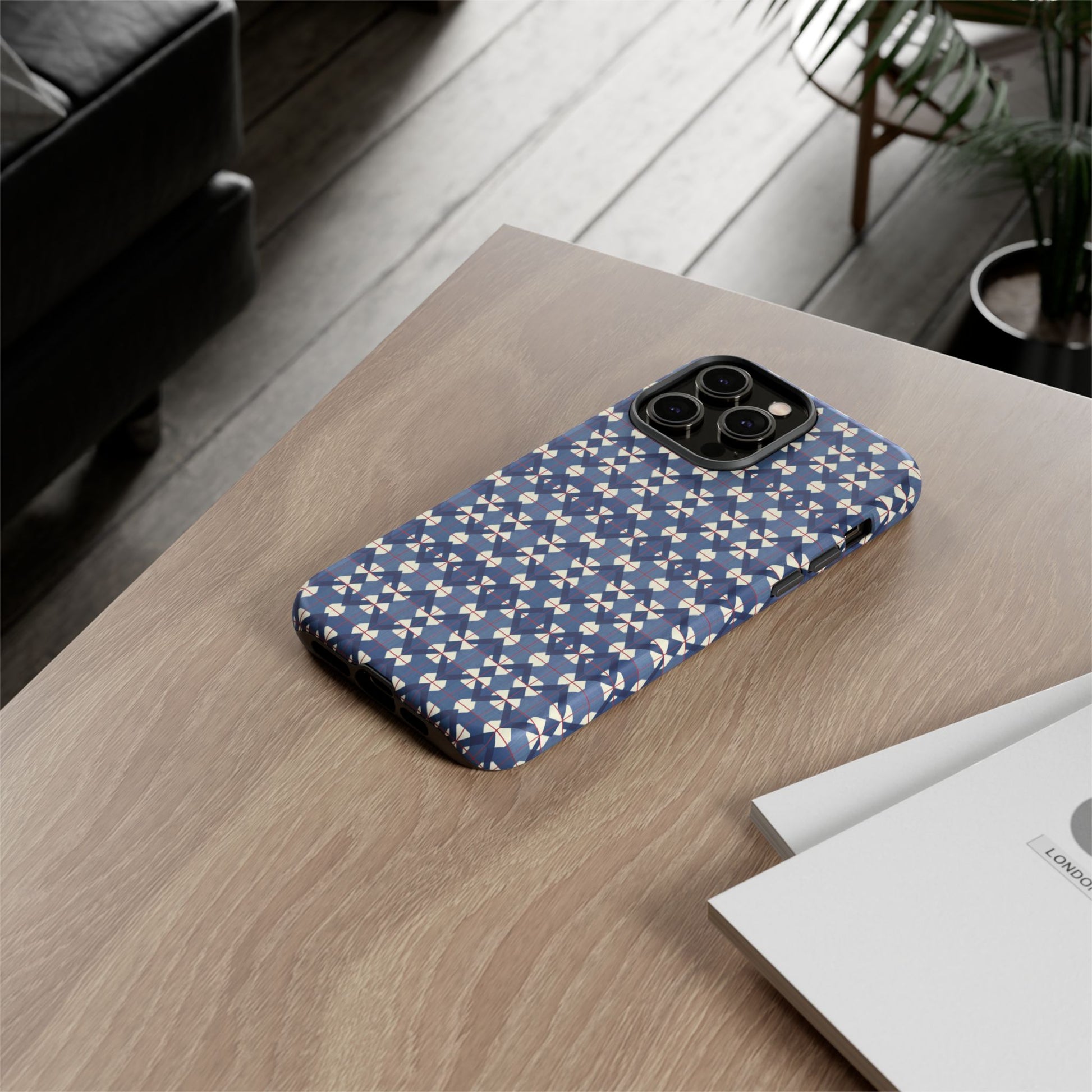 iphone case Poolside Plaid