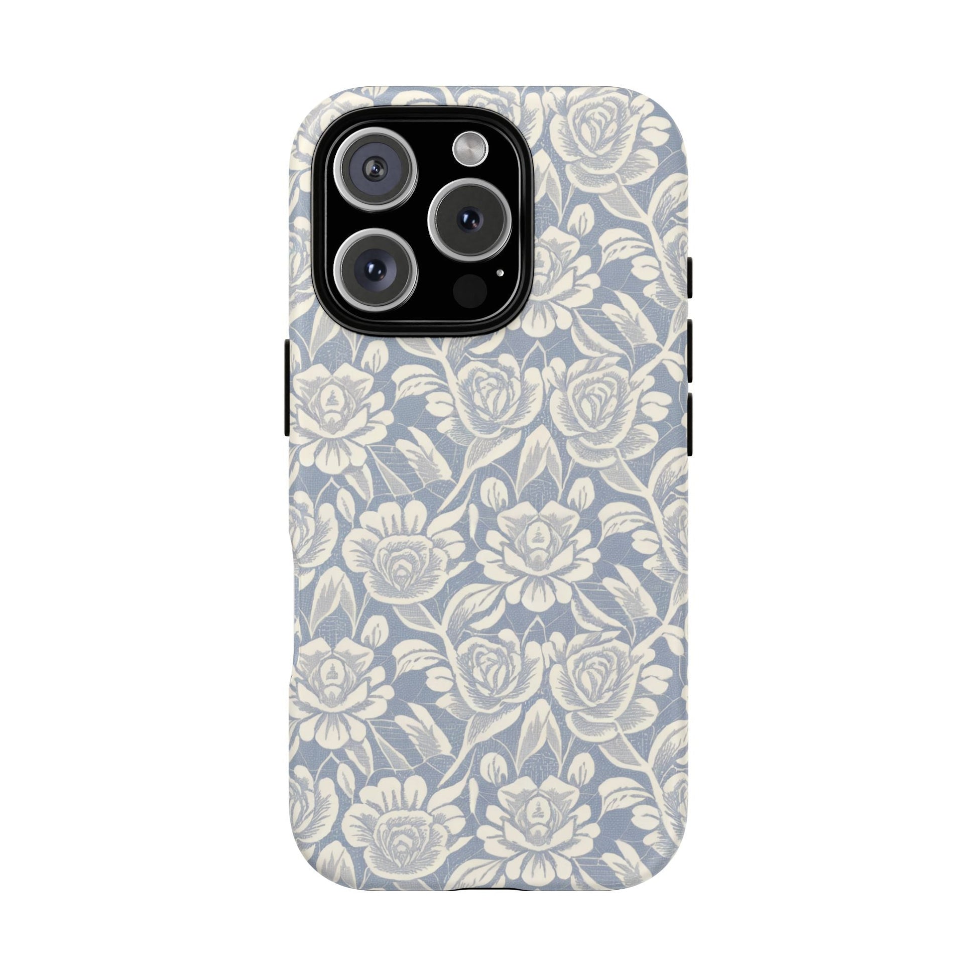 iphone case Powder Blue Roses iPhone 16 Pro
