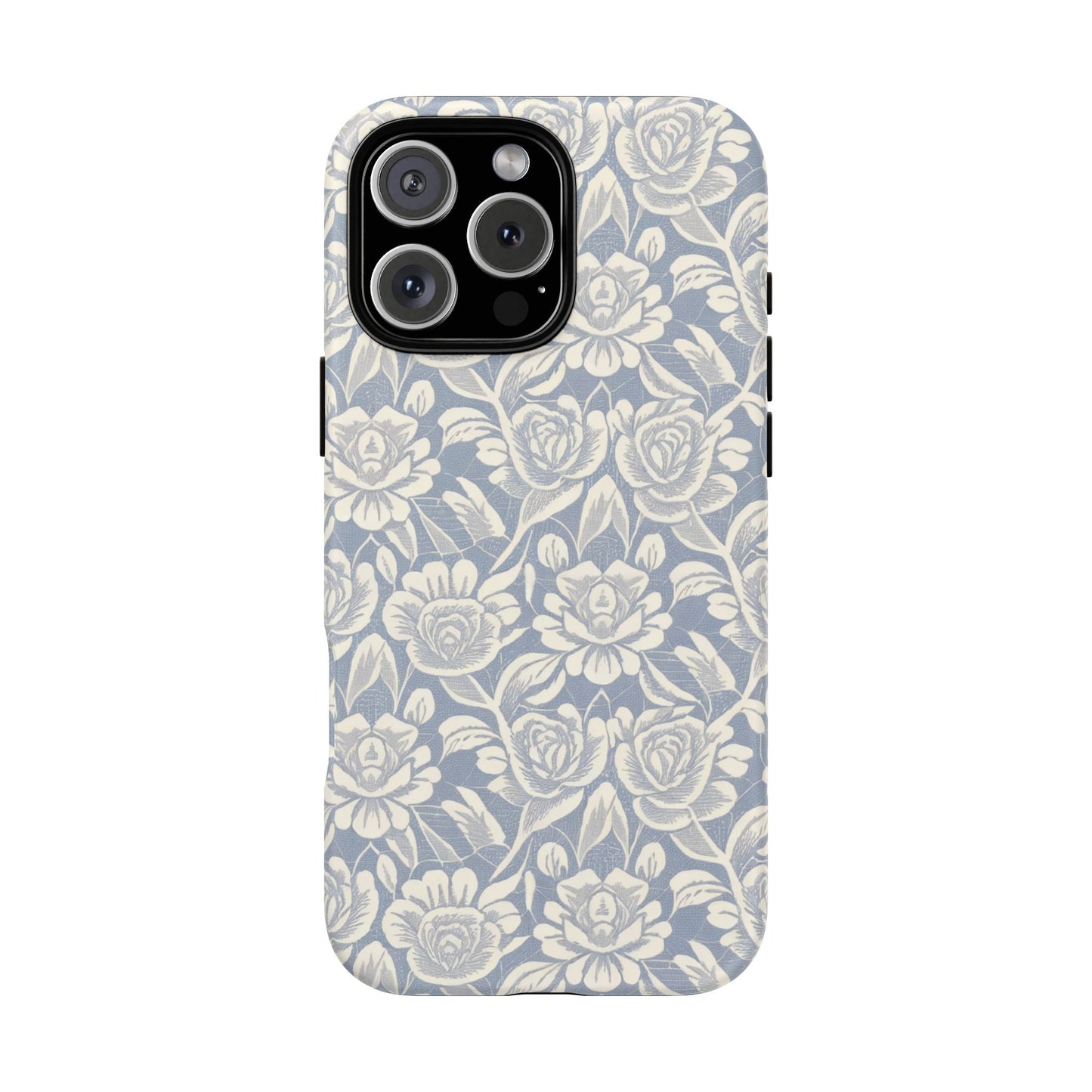 iphone case Powder Blue Roses iPhone 16 Pro Max