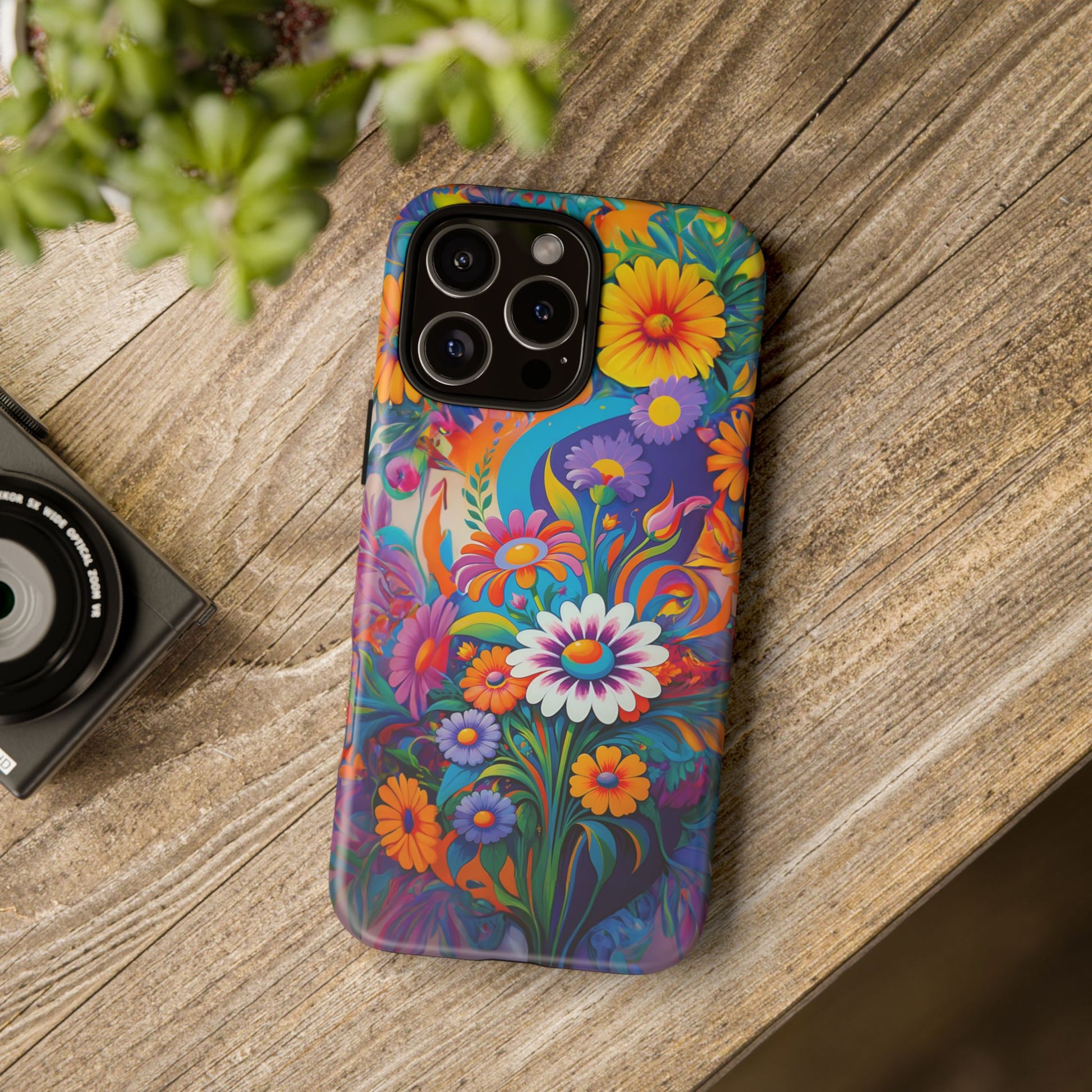 iphone case Psychedelic Daisy Explosion