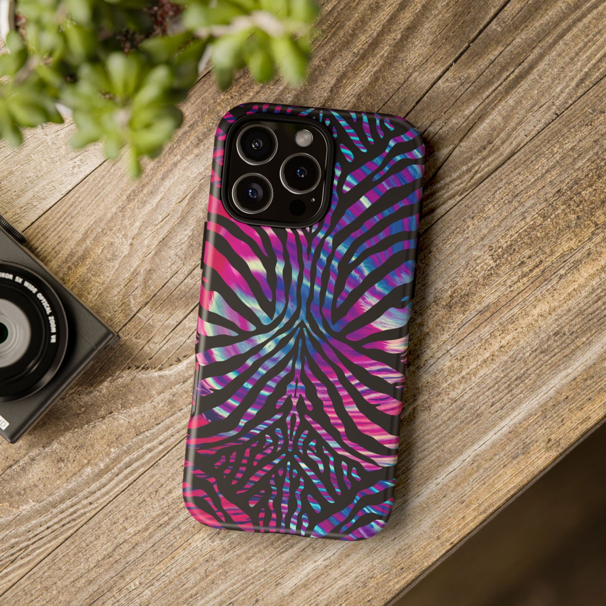 iphone case Psychedelic Zebra Trip