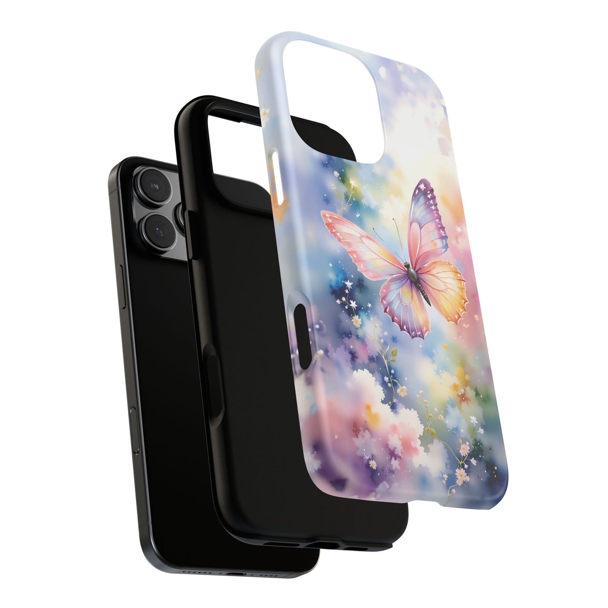 iphone case Rainbow Butterfly Flutter