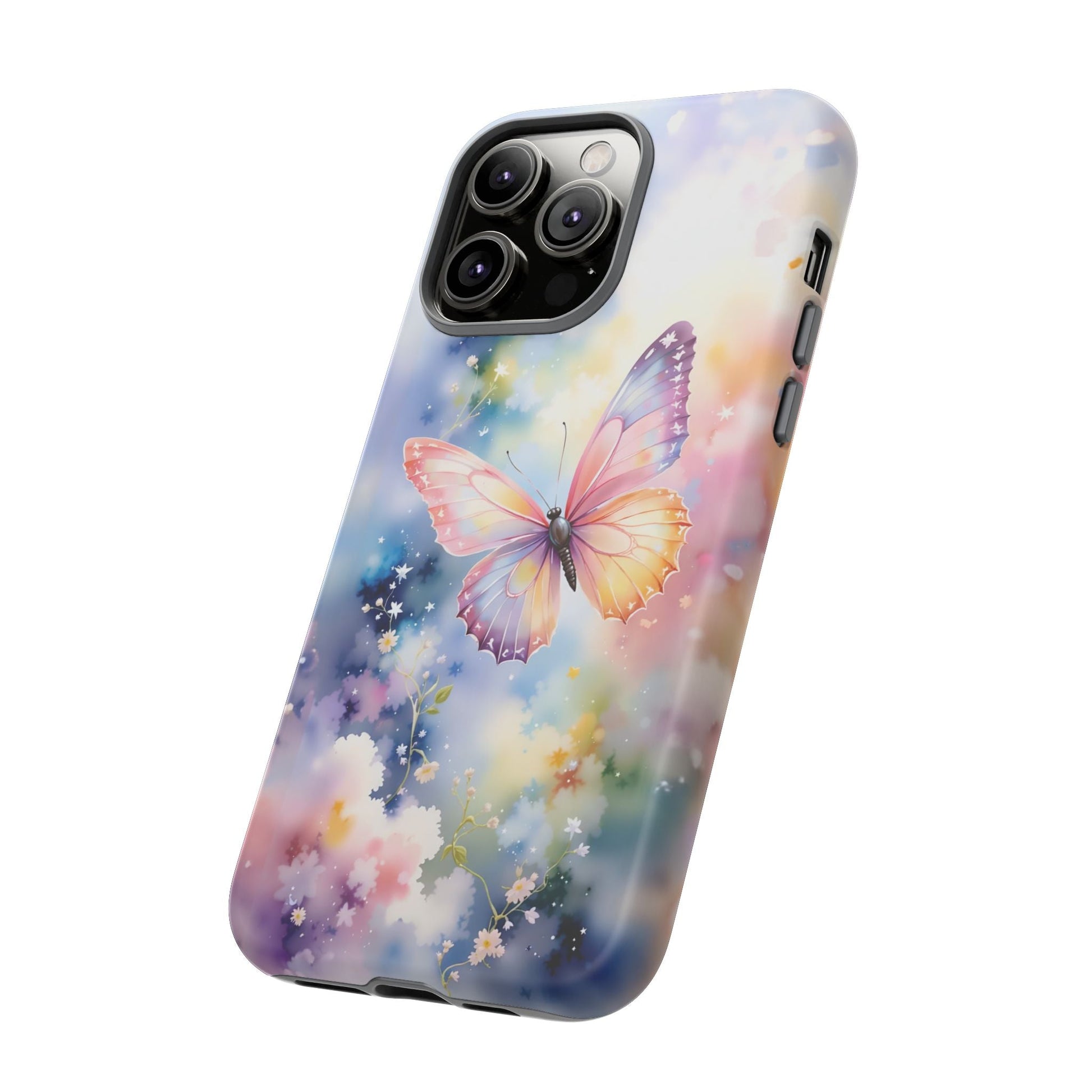 iphone case Rainbow Butterfly Flutter