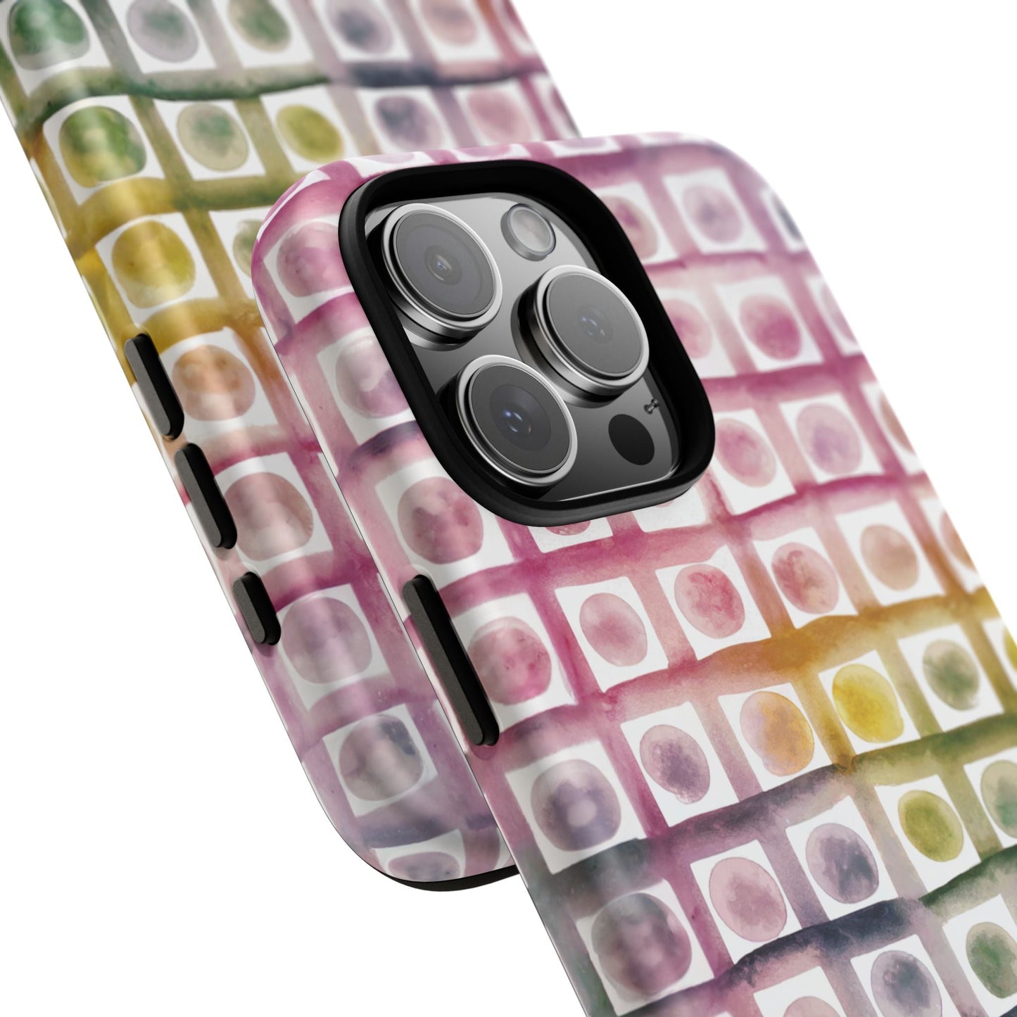 iphone case Rainbow Watercolor Mosaic