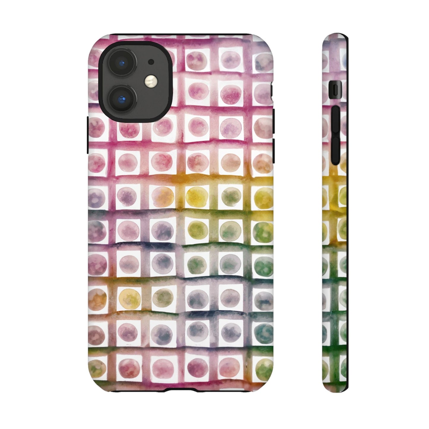 iphone case Rainbow Watercolor Mosaic iPhone 11