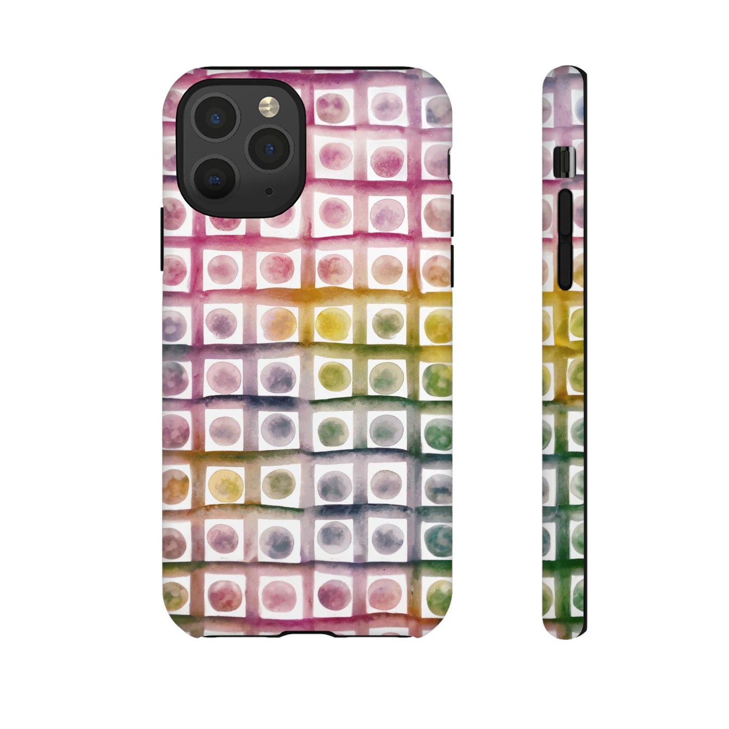 iphone case Rainbow Watercolor Mosaic iPhone 11 Pro