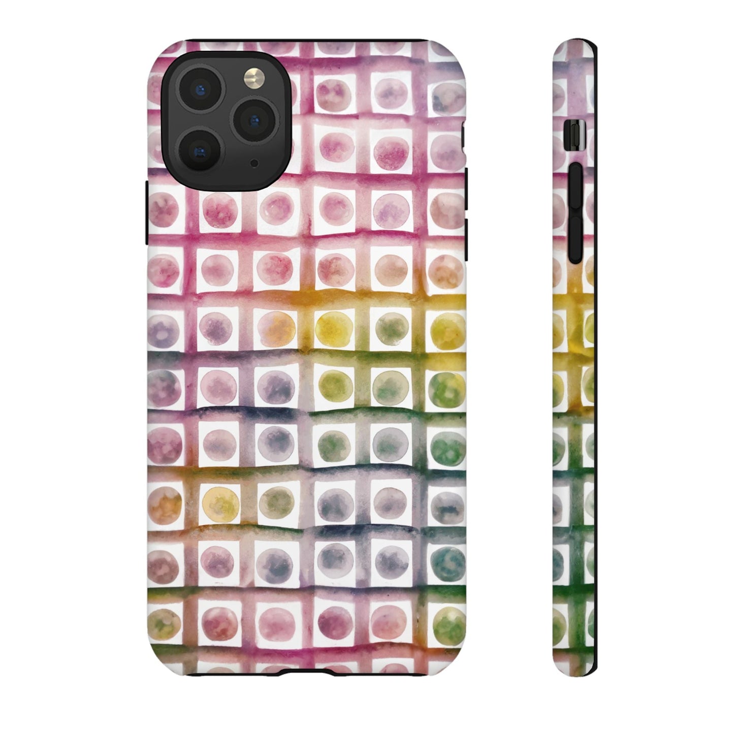 iphone case Rainbow Watercolor Mosaic iPhone 11 Pro Max