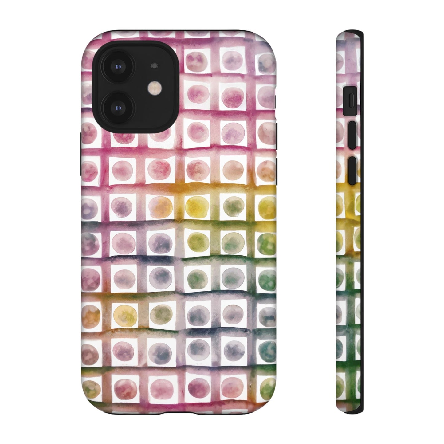 iphone case Rainbow Watercolor Mosaic iPhone 12