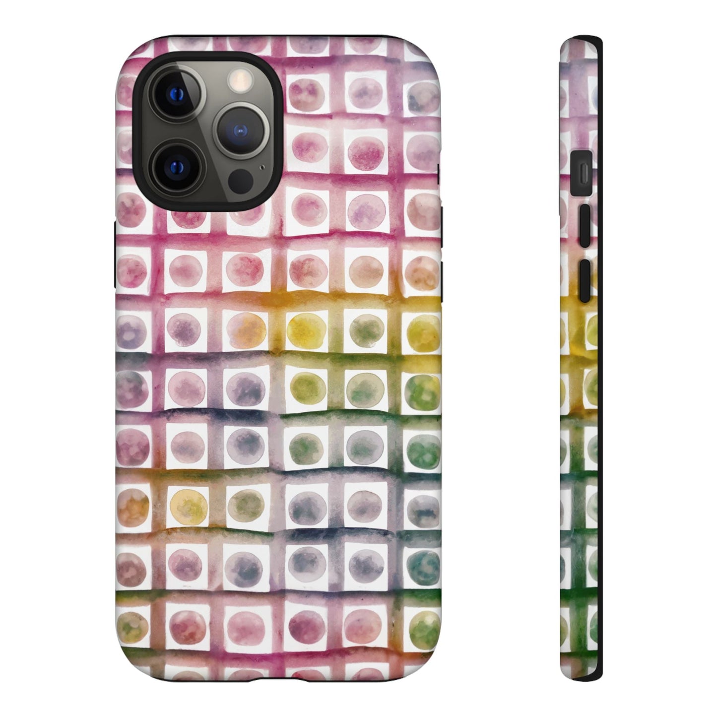 iphone case Rainbow Watercolor Mosaic iPhone 12 Pro Max