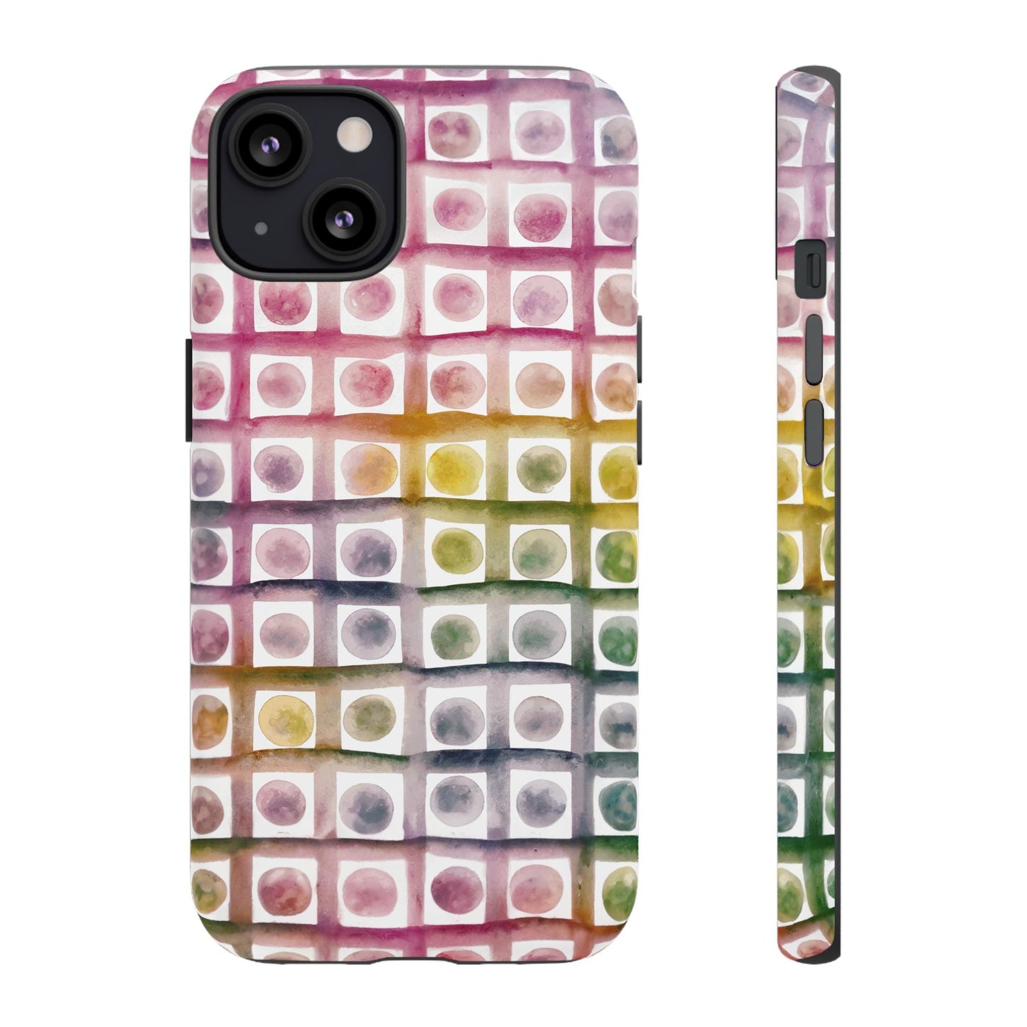 iphone case Rainbow Watercolor Mosaic iPhone 13