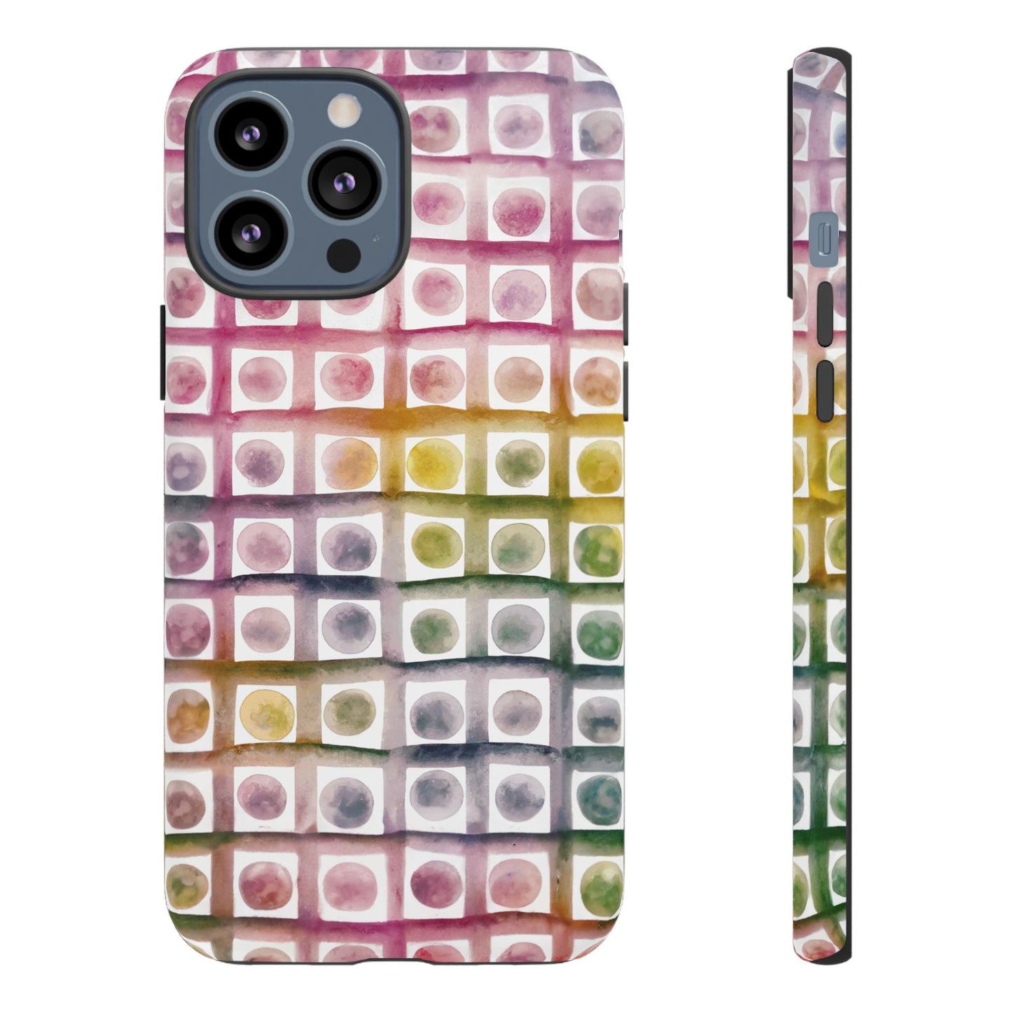iphone case Rainbow Watercolor Mosaic iPhone 13 Pro Max