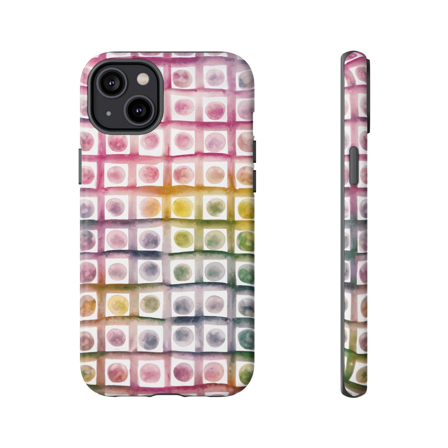 iphone case Rainbow Watercolor Mosaic iPhone 14 Plus