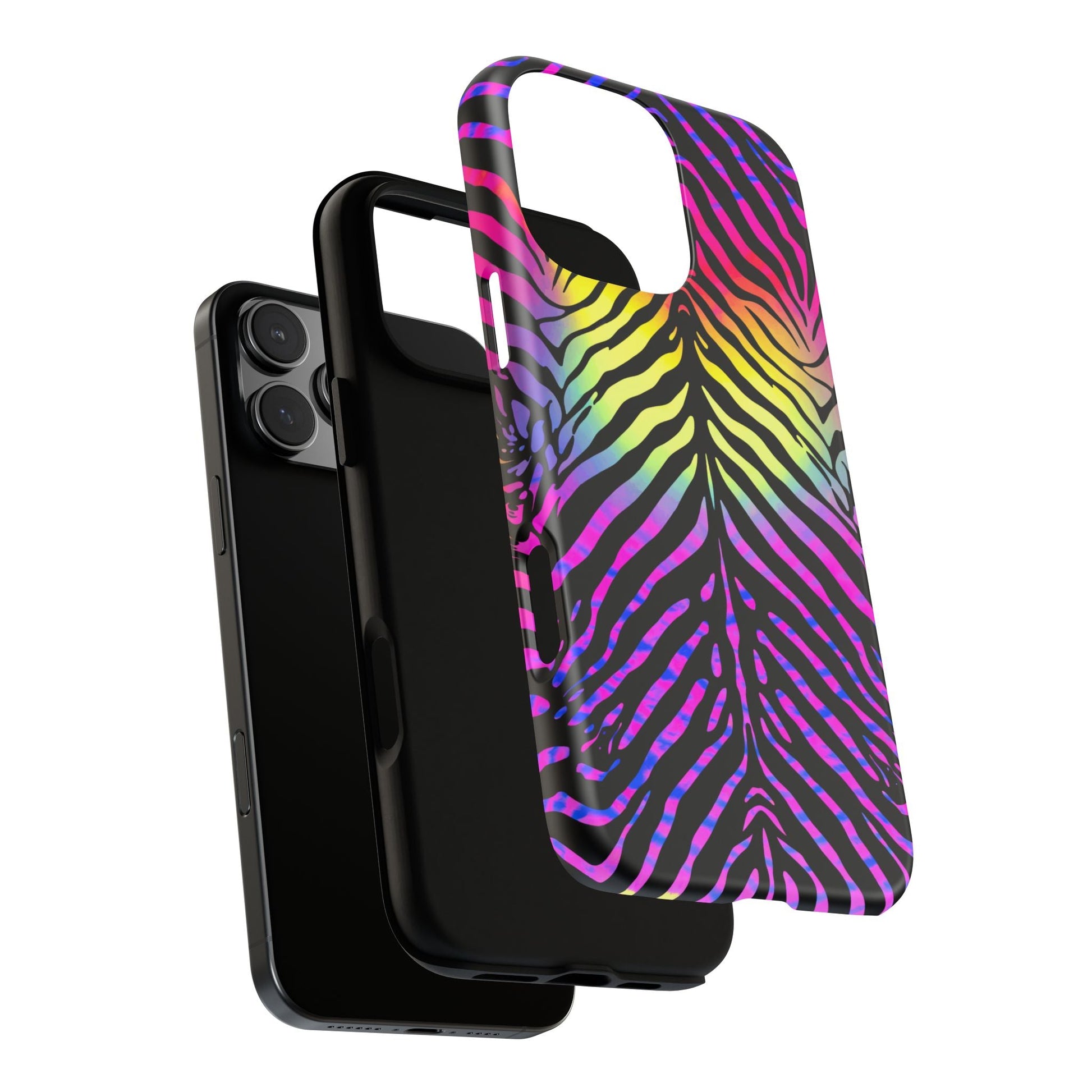 iphone case Rainbow Wild Zebra