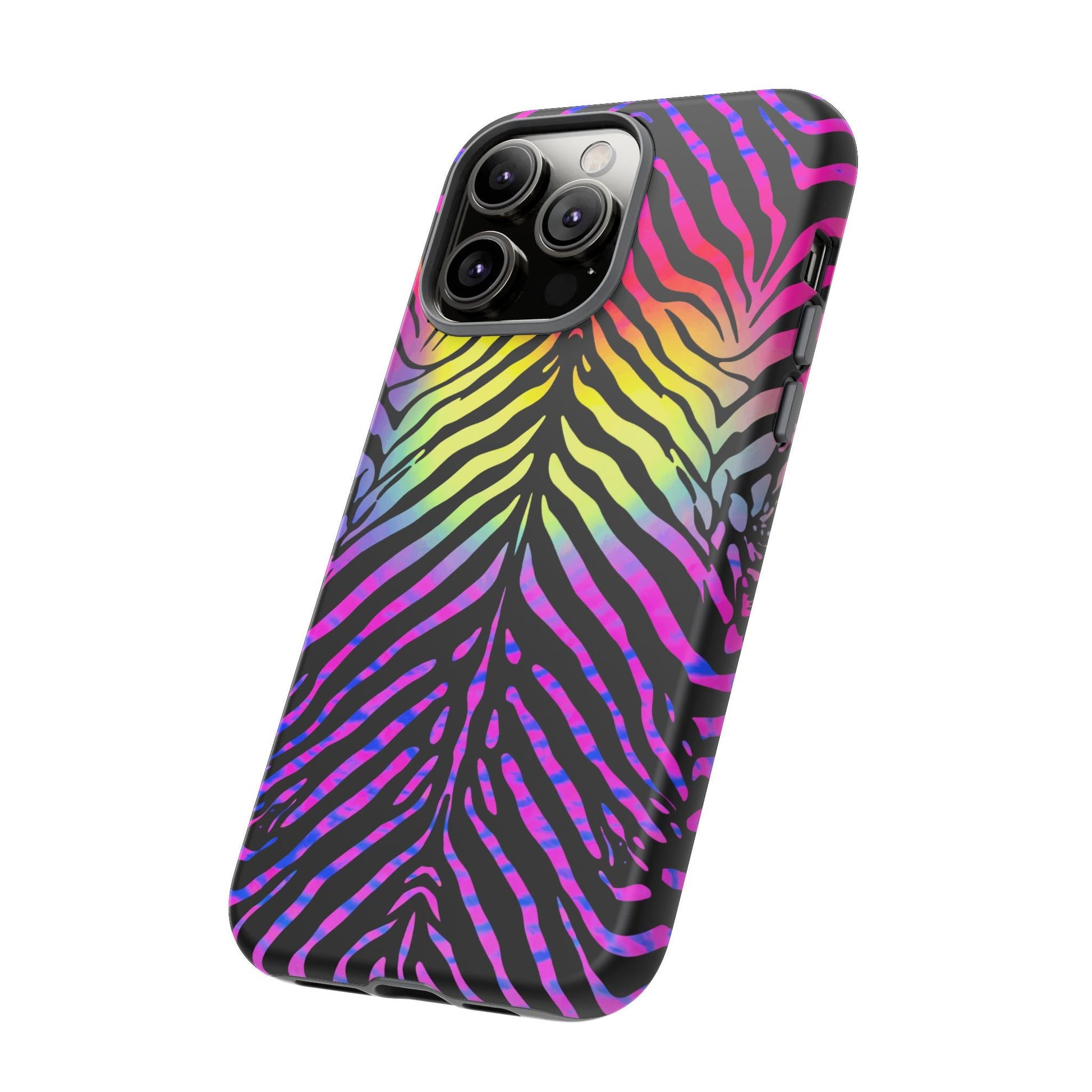 iphone case Rainbow Wild Zebra